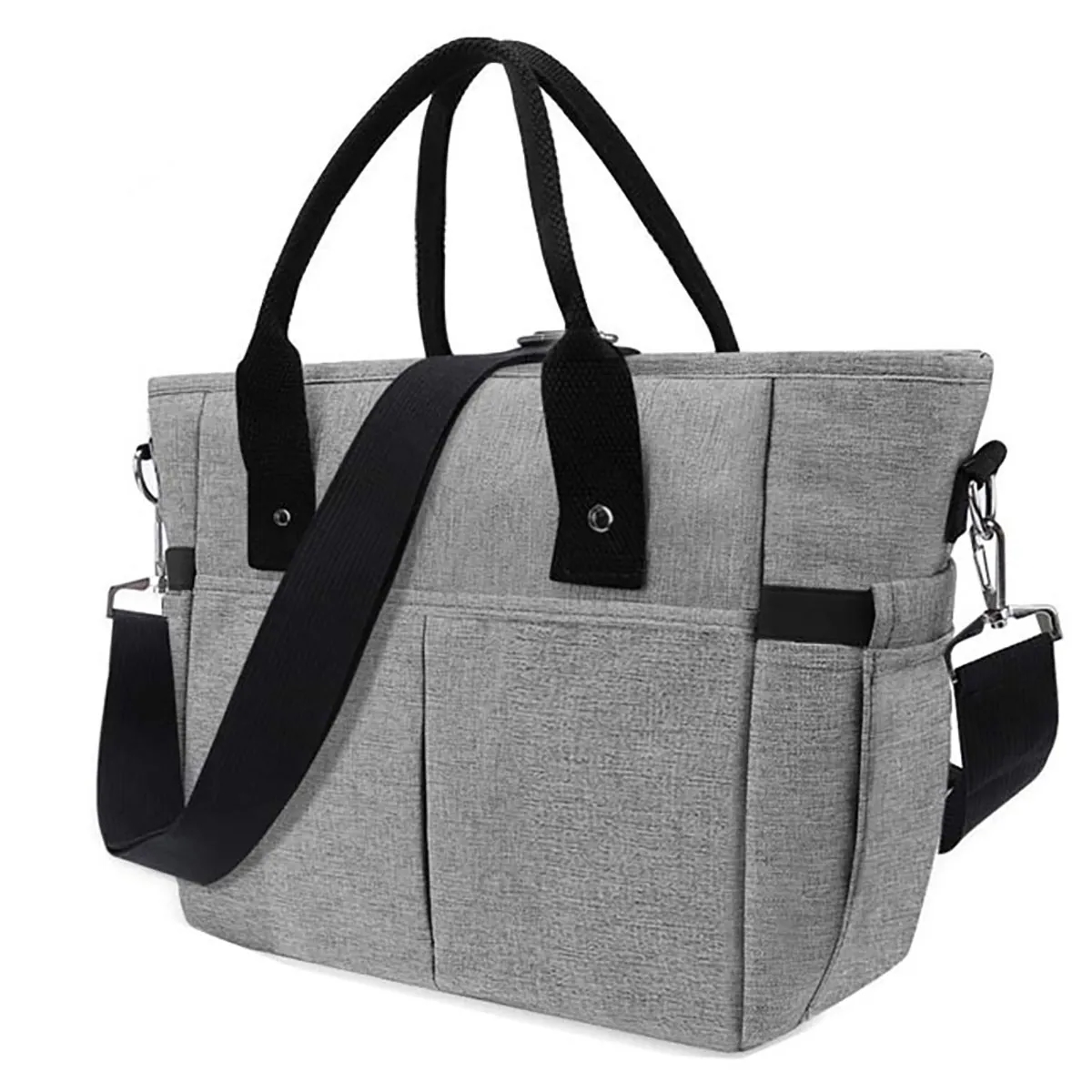 Portable Insulated Pinic Lunch Cooler Crossbody Tote Bag 4
