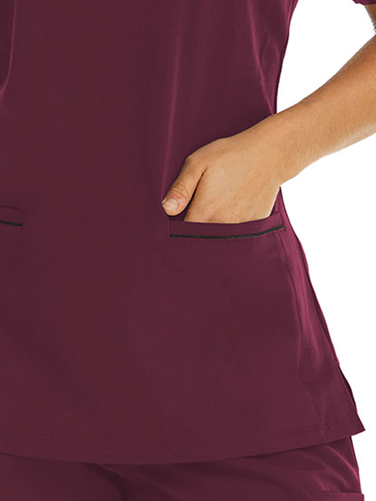 Maevn - Matrix Pro - Women's Two-Pocket Knit V-neck Top 4