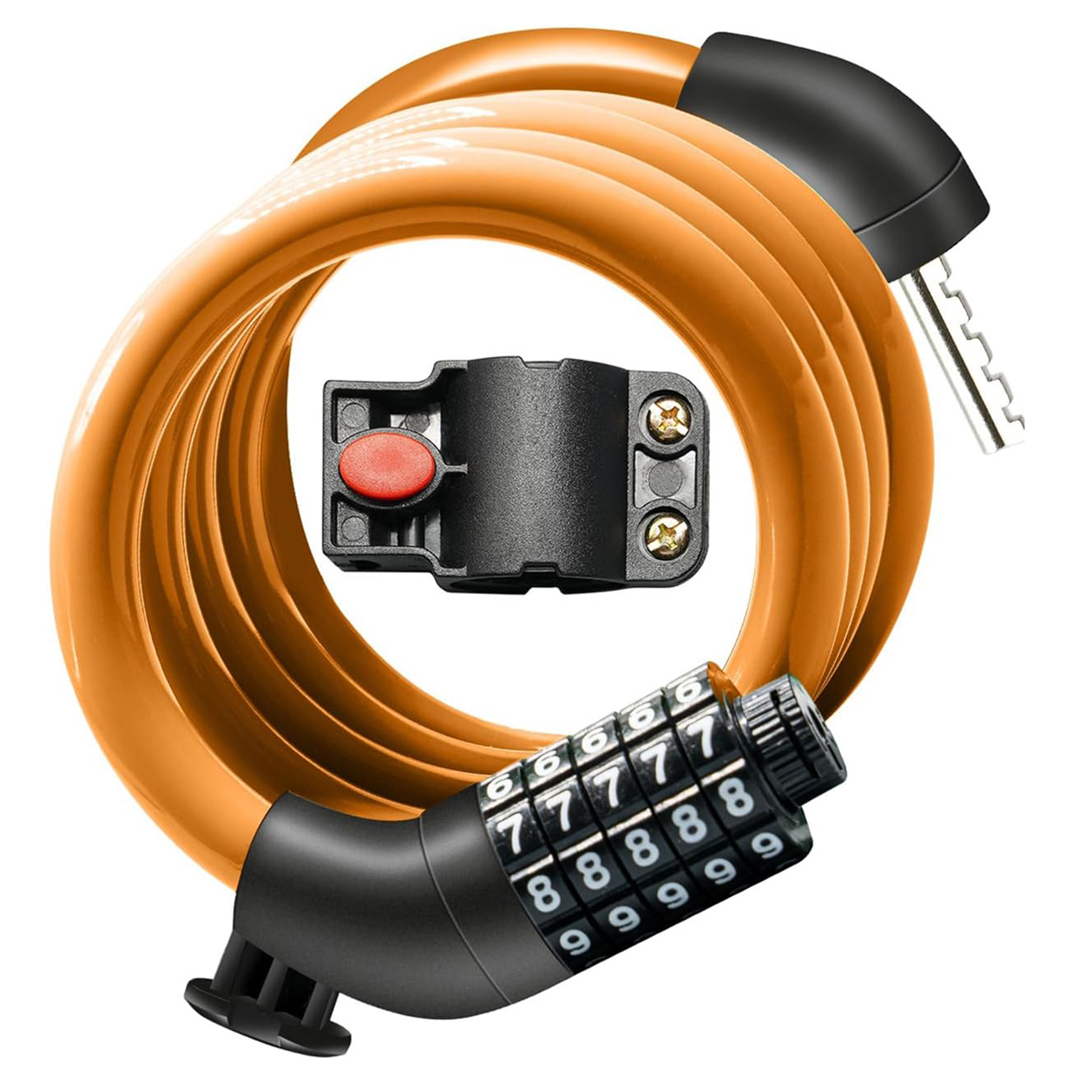 5-Digit Combination Bike Lock Cable 5