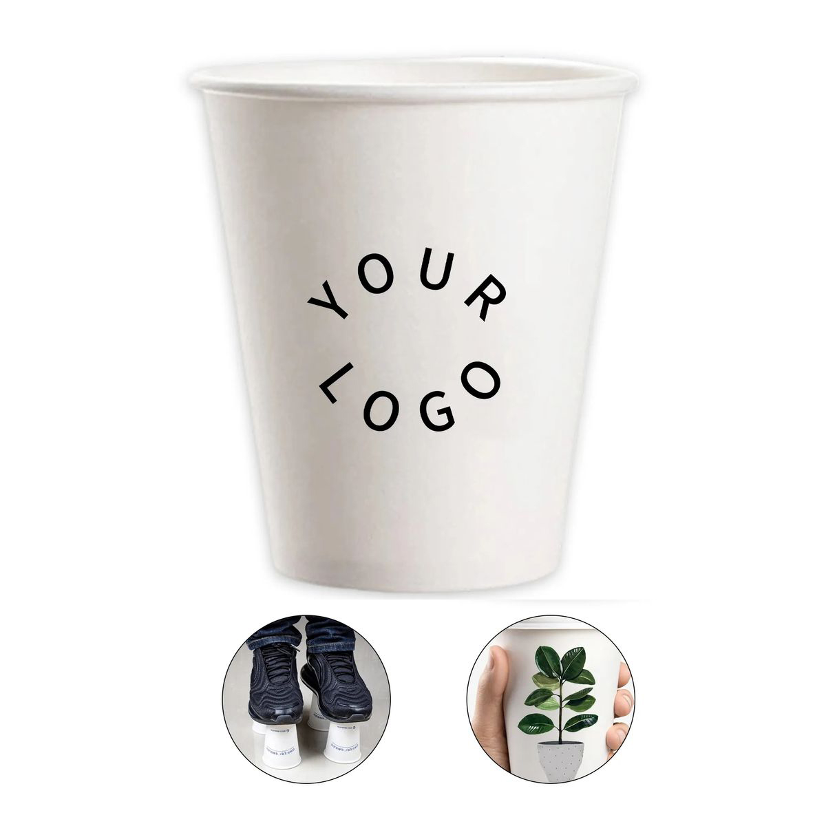 Disposable Paper Cup 9OZ Biodegradable 2