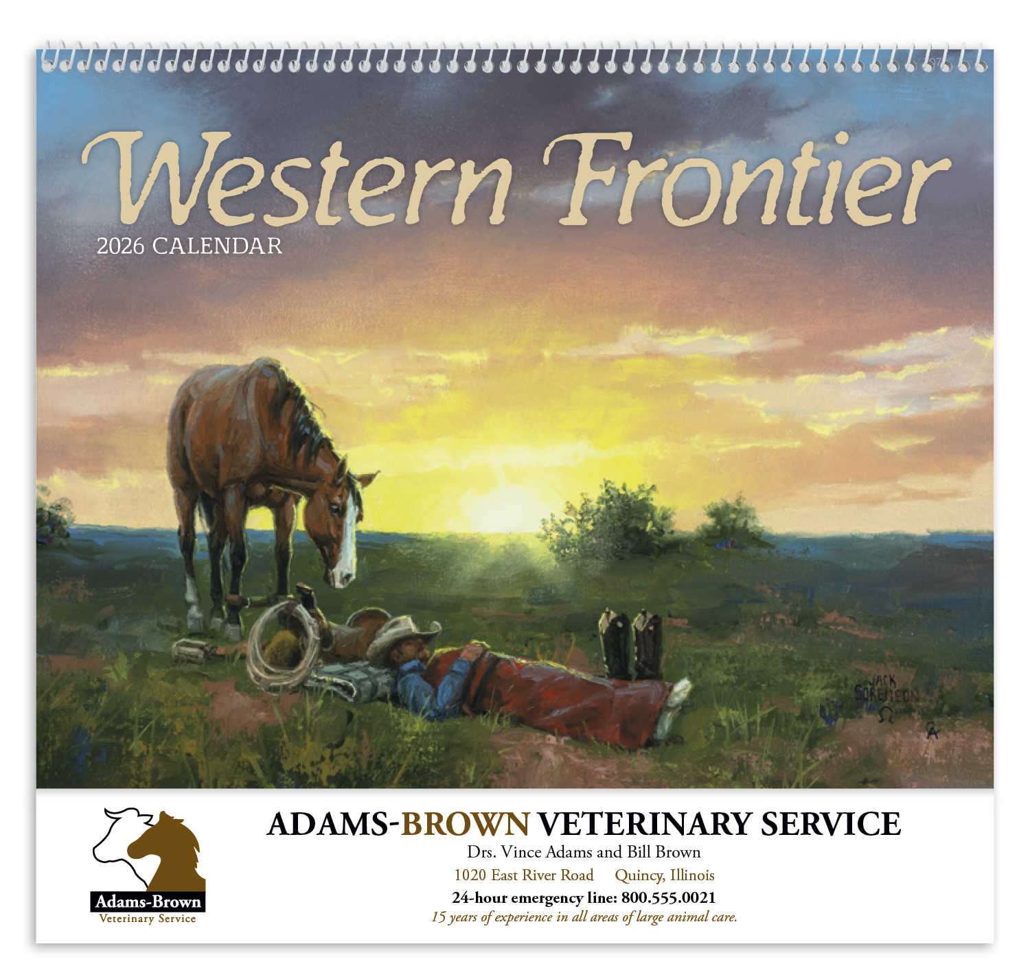 Good Value™ Western Frontier - Spiral Calendar 57