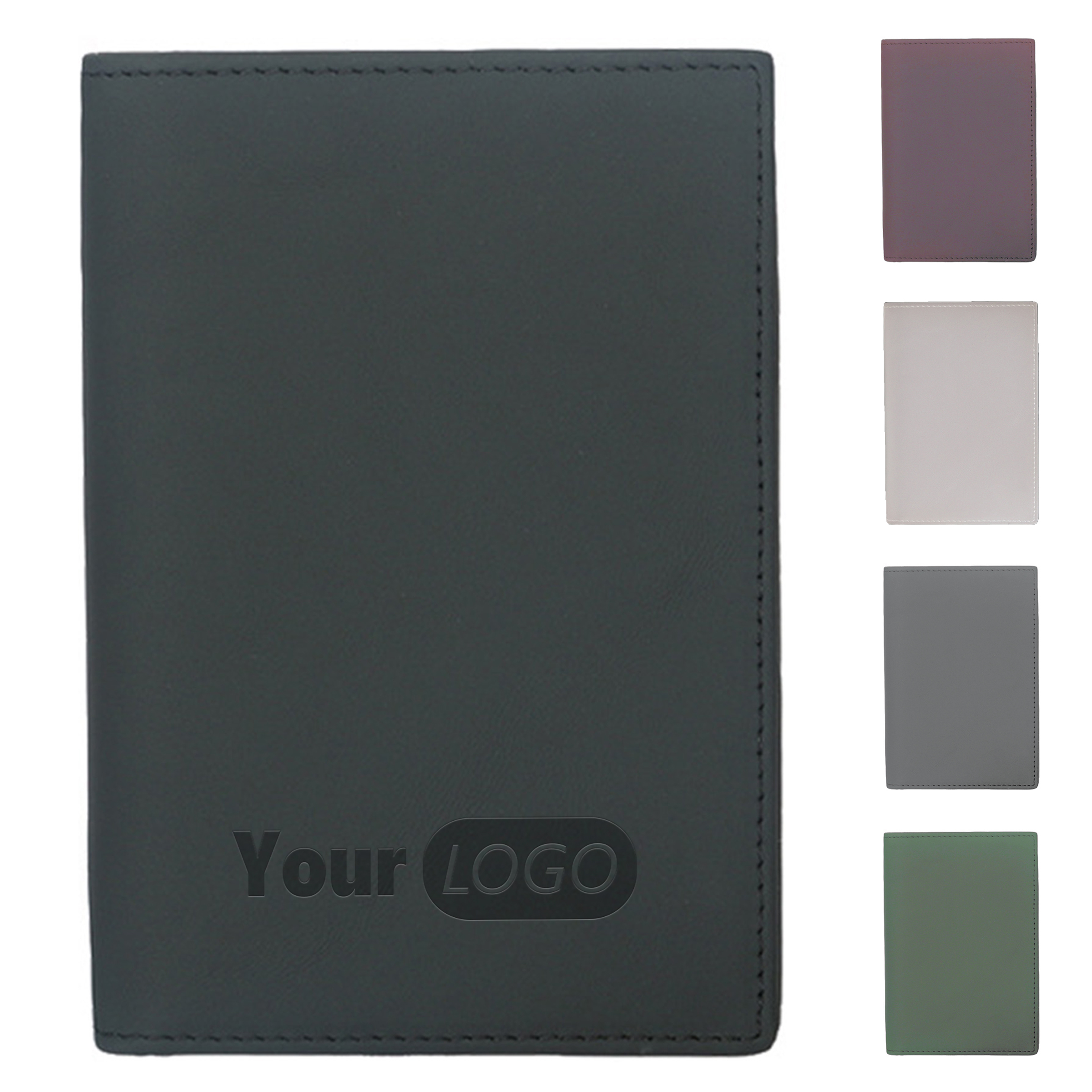 Cowhide Passport Holder Travel Wallet 7