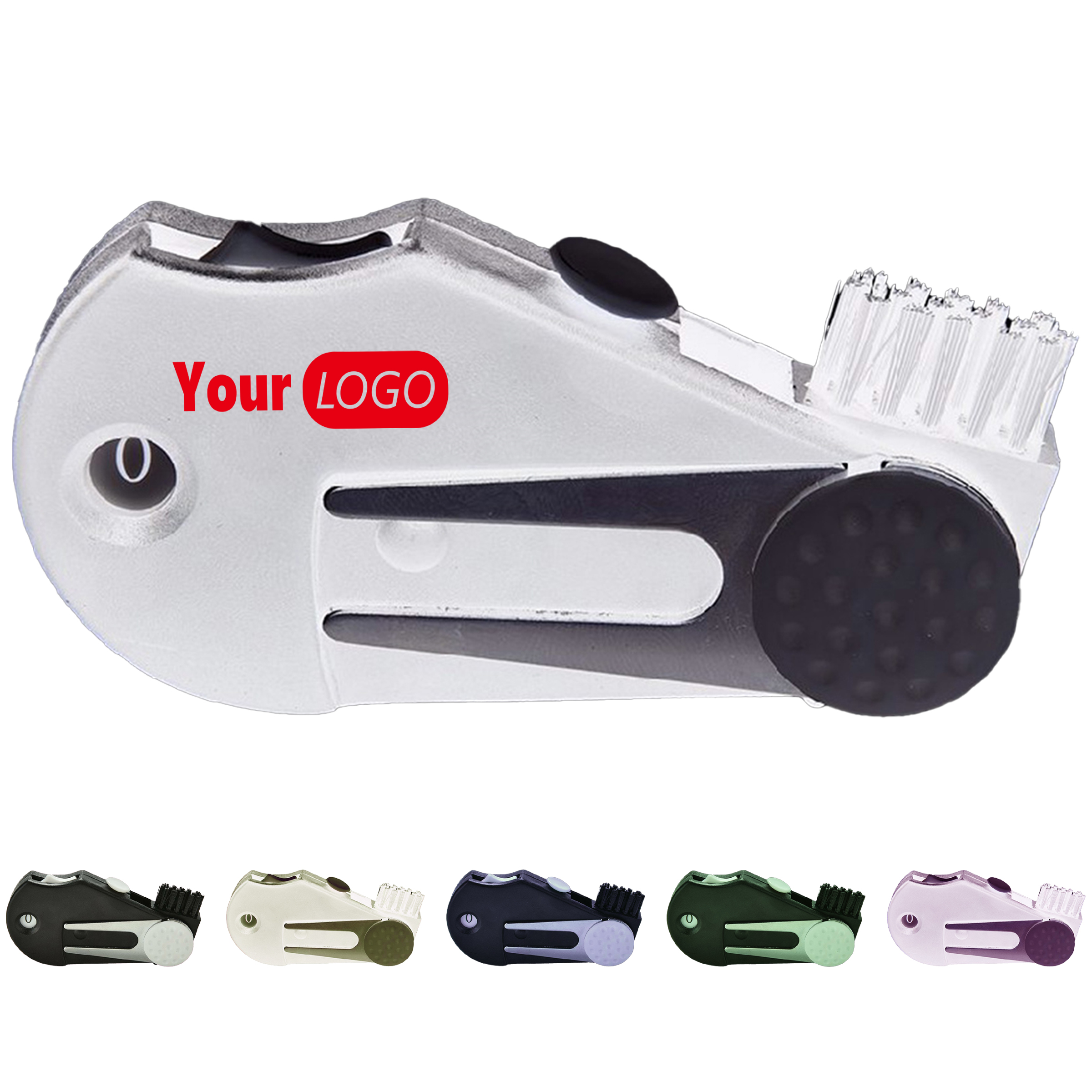 Plastic Multi Functional Golf Cleaning Brush 2