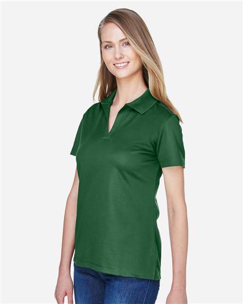 Women's CrownLux Performance® Plaited Polo - DG20W 108