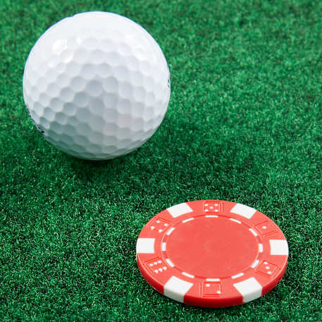 Recycled Poker Chip Ball Marker 8