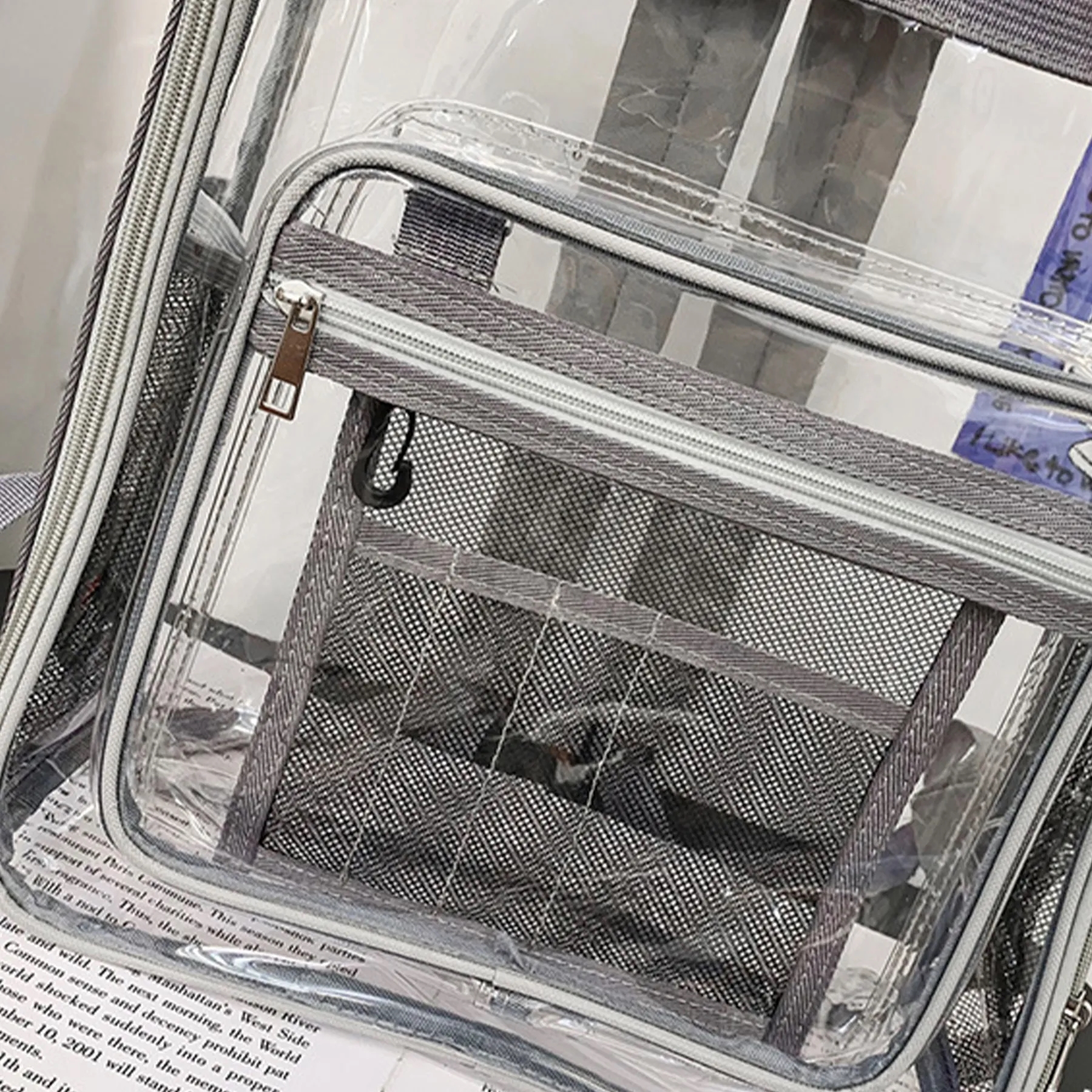 Transparent Pvc Backpack 8