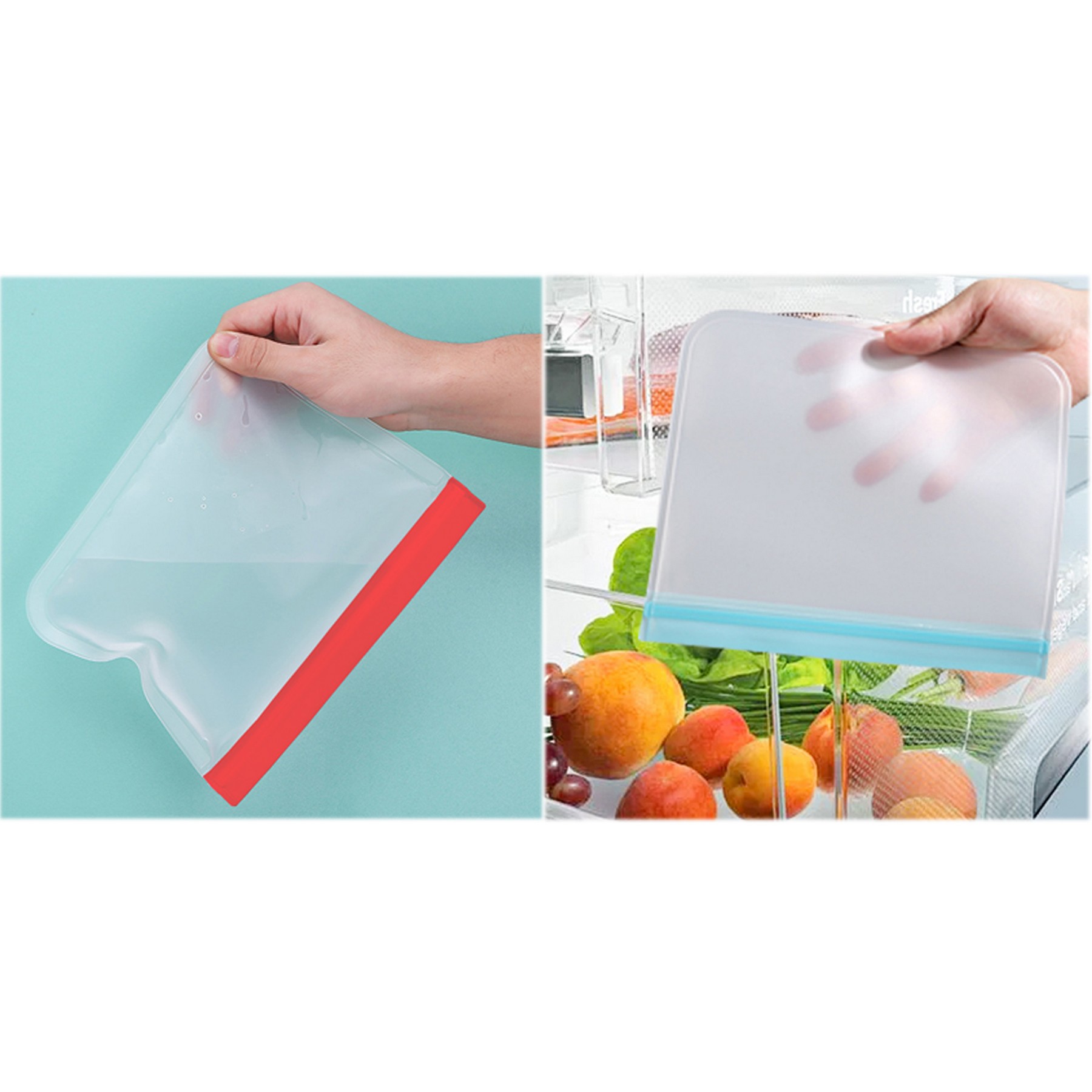 Reusable Food Storage Bags Ziplock 2