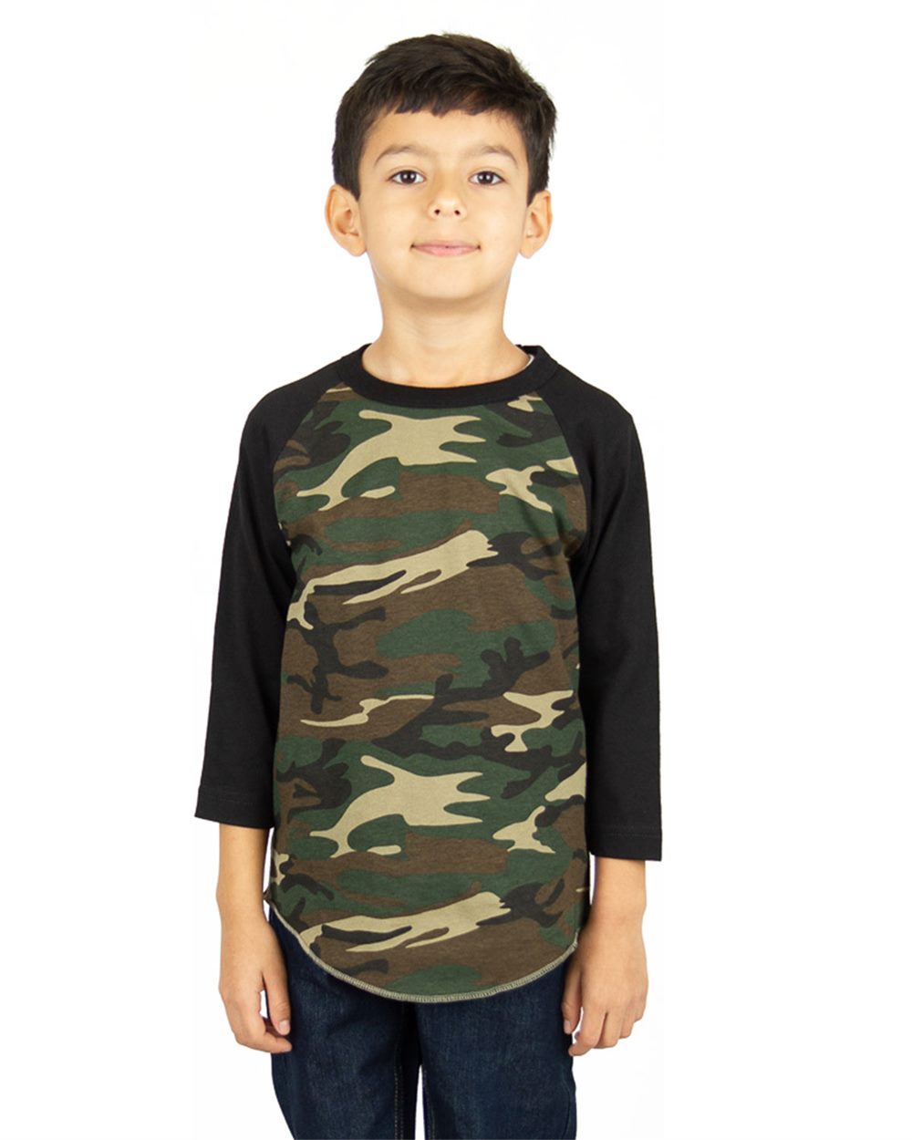 Youth Camo Raglan Tee - SHRAGCY 9