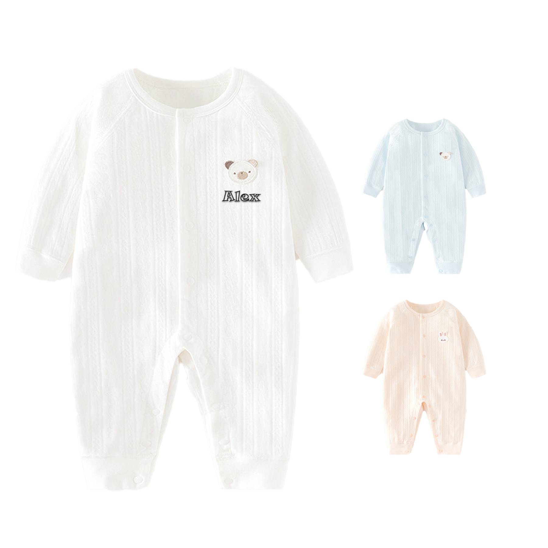 Pure Cotton Baby Crawling Clothes 4