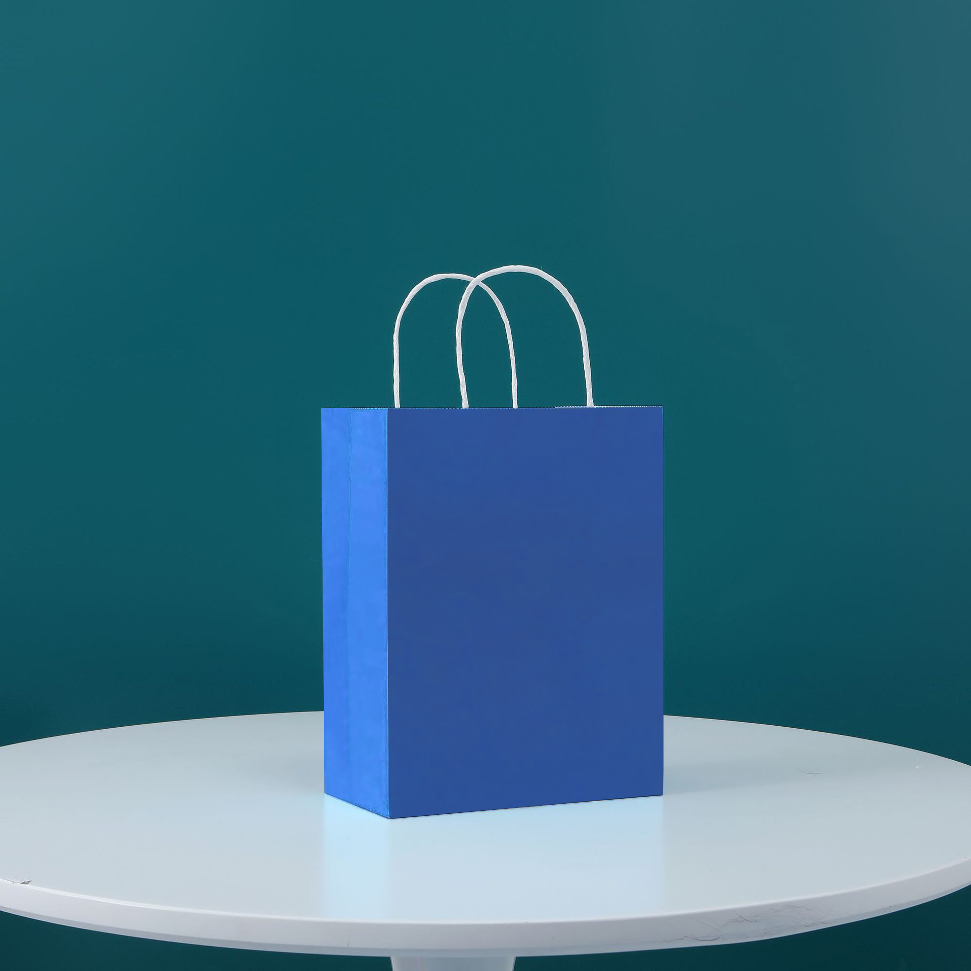 Small Size Kraft Paper Shopper Tote bags(5 7/8" * 3 1/8" * 8 1/4") 6