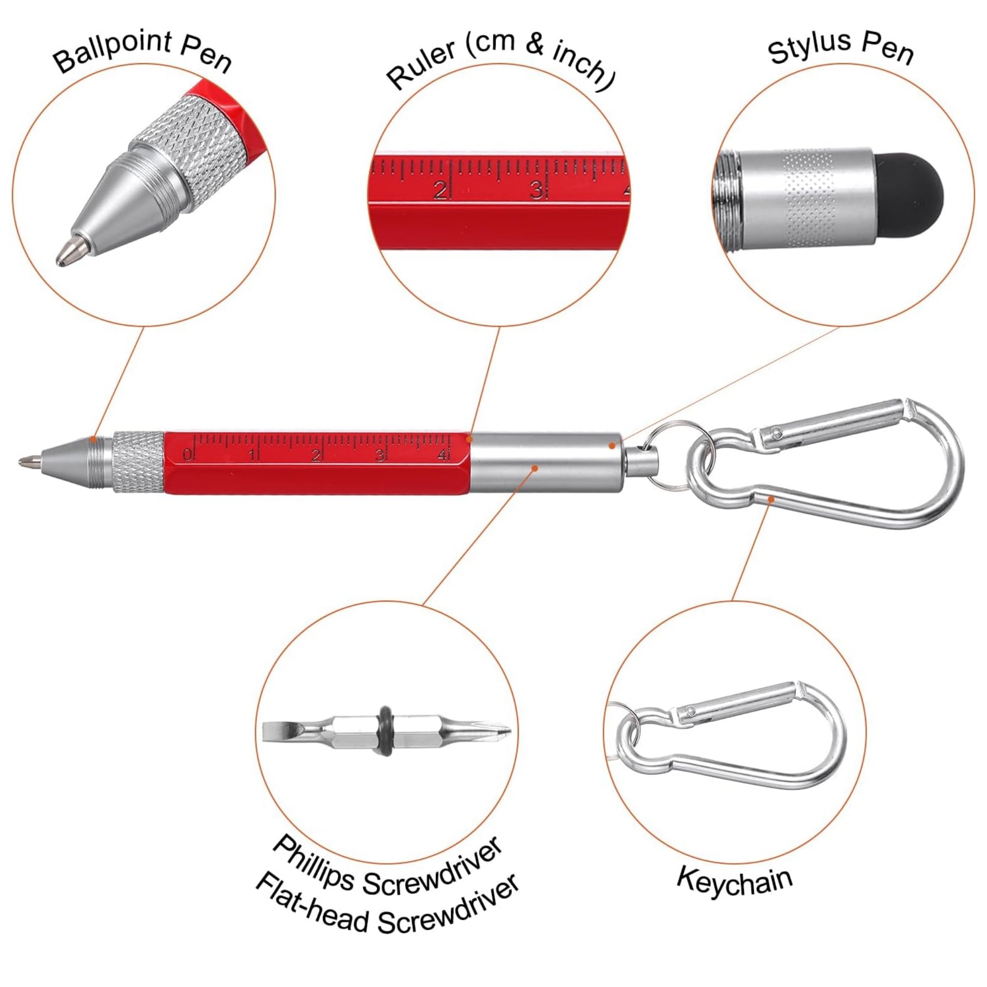 6 in 1 Multitool Tech Tool Pen 8