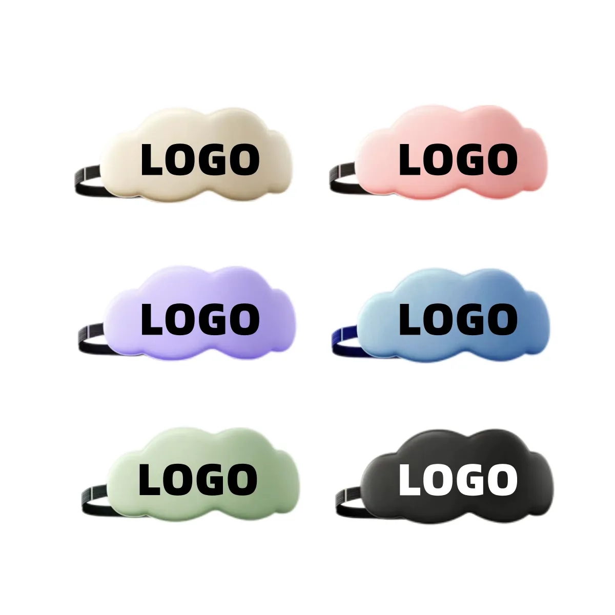 6D Stereo Cloud Sleep Nap Breathable Blackout Eye Mask 2