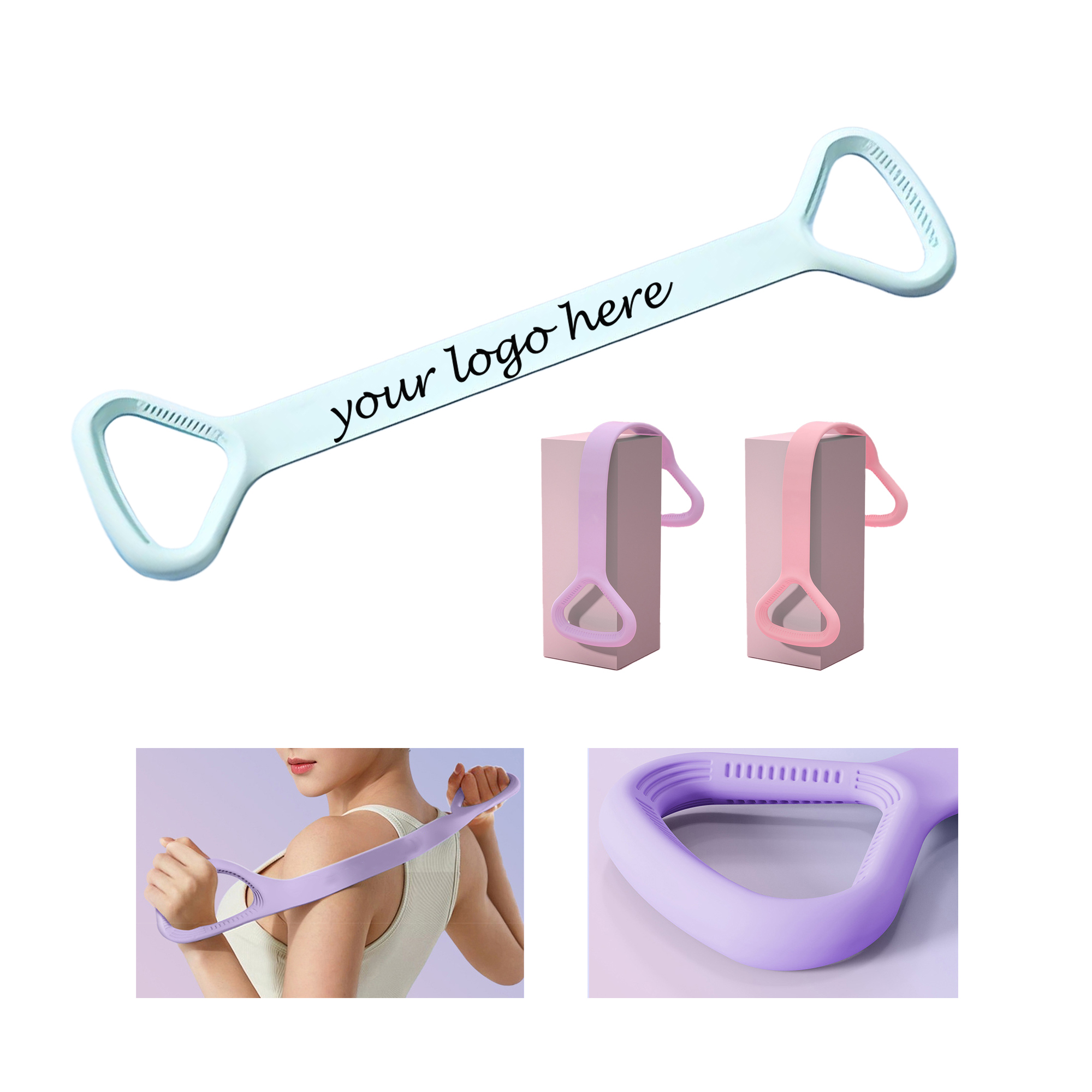 Compact Figure Eight Pull Strap for Full-Body Workouts 2