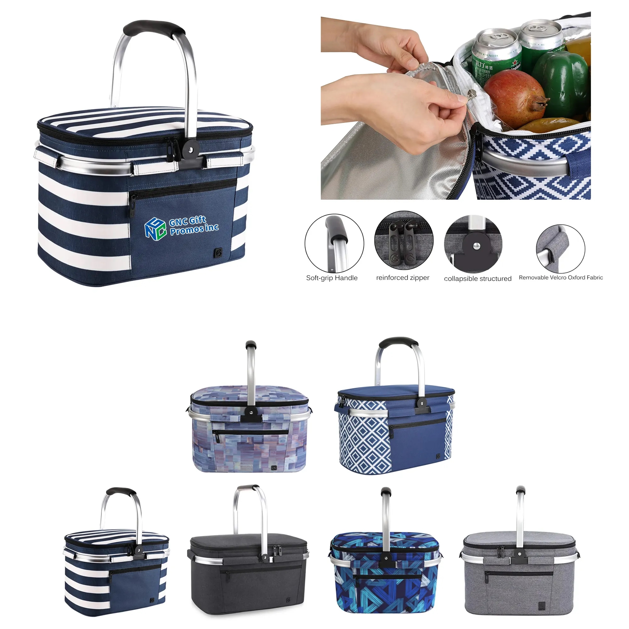 Folding Picnic Insulation Leakproof Outdoor Basket 10