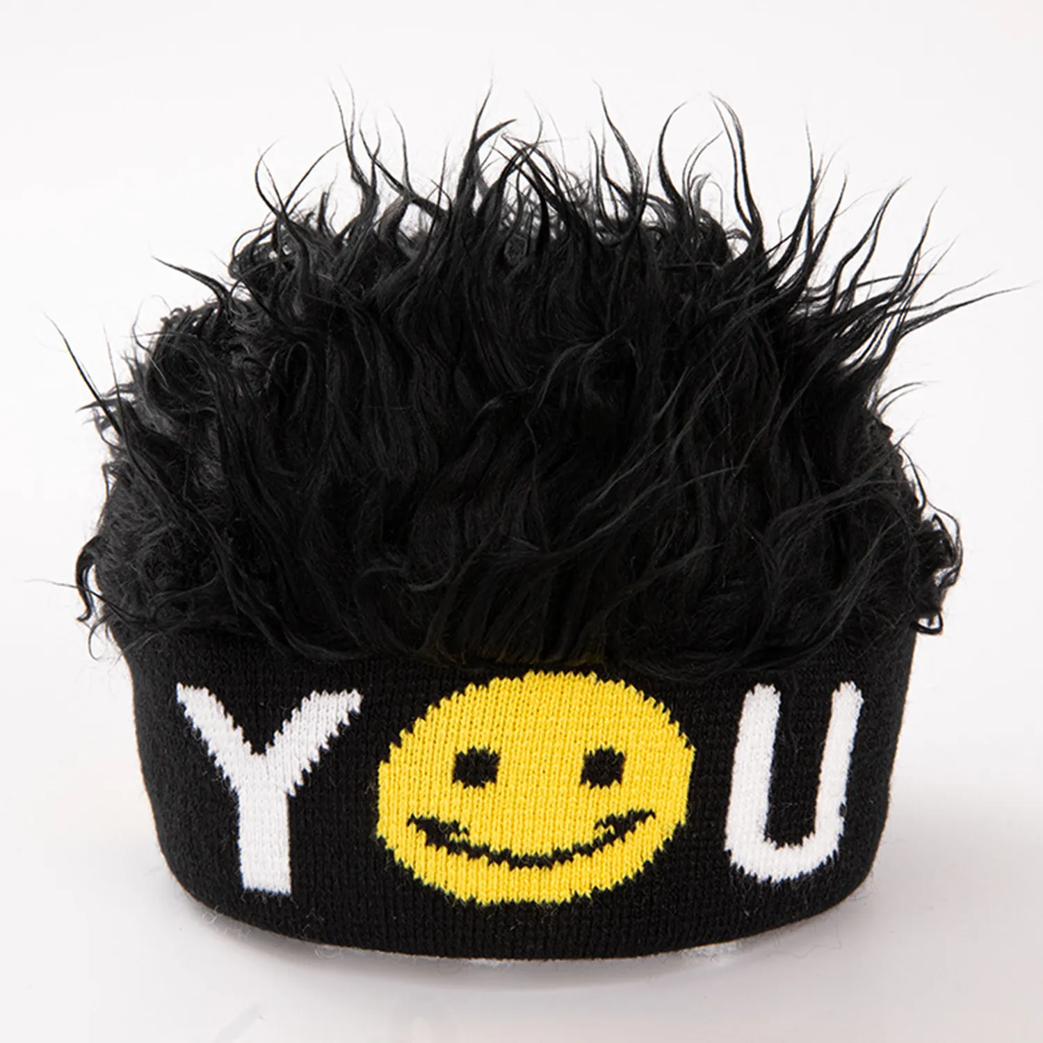 Stretch Hip Hop Hat With Wig And Headband 4