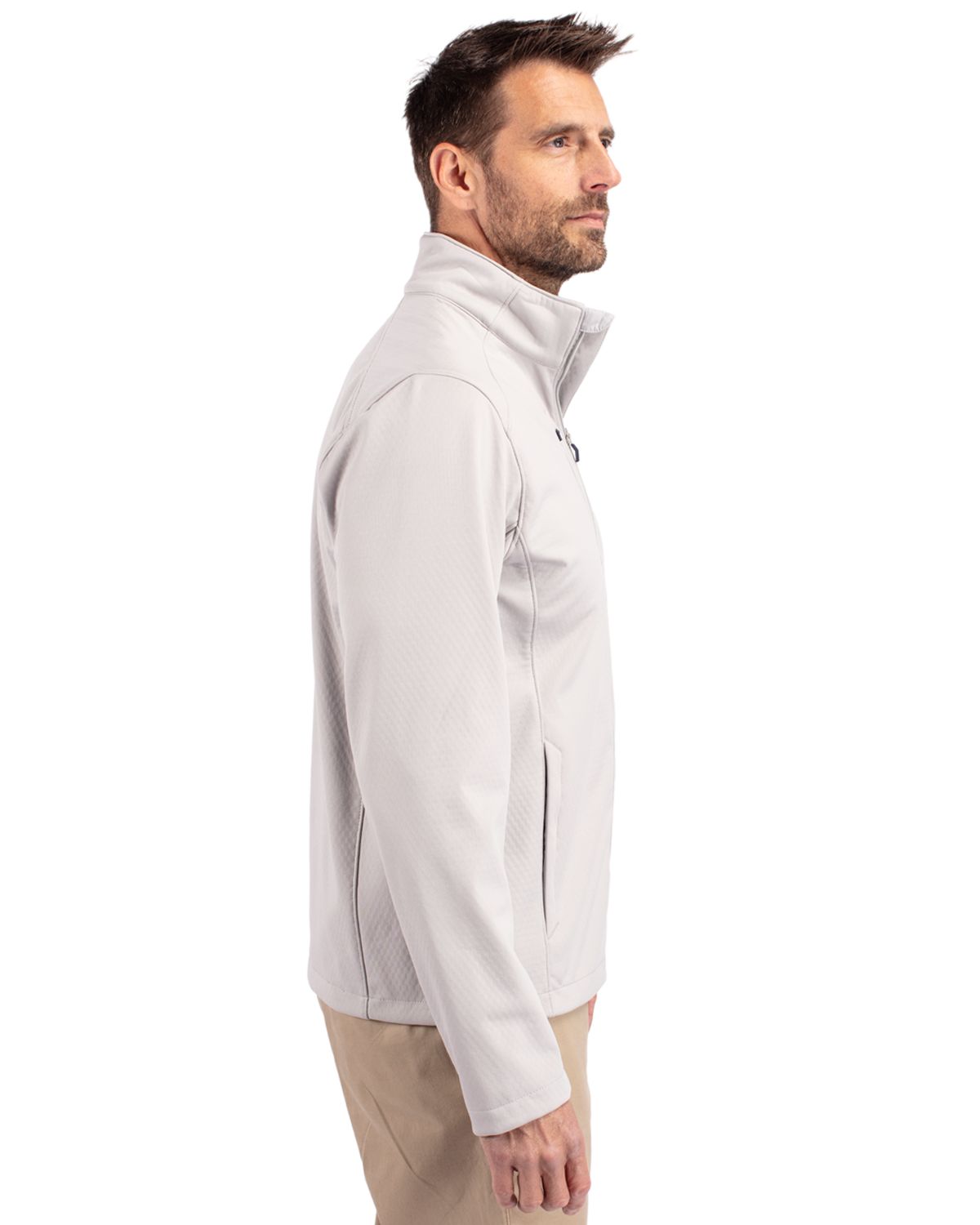 Cutter & Buck Evoke Recycled Honeycomb Fleece Mens Full Zip Jacket 15