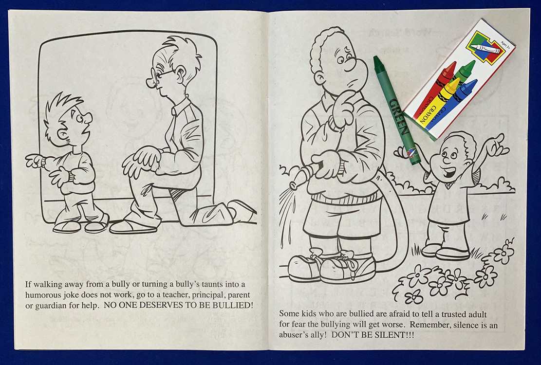 COLORING SET - How to Handle Bullying Coloring Book Fun Pack 6
