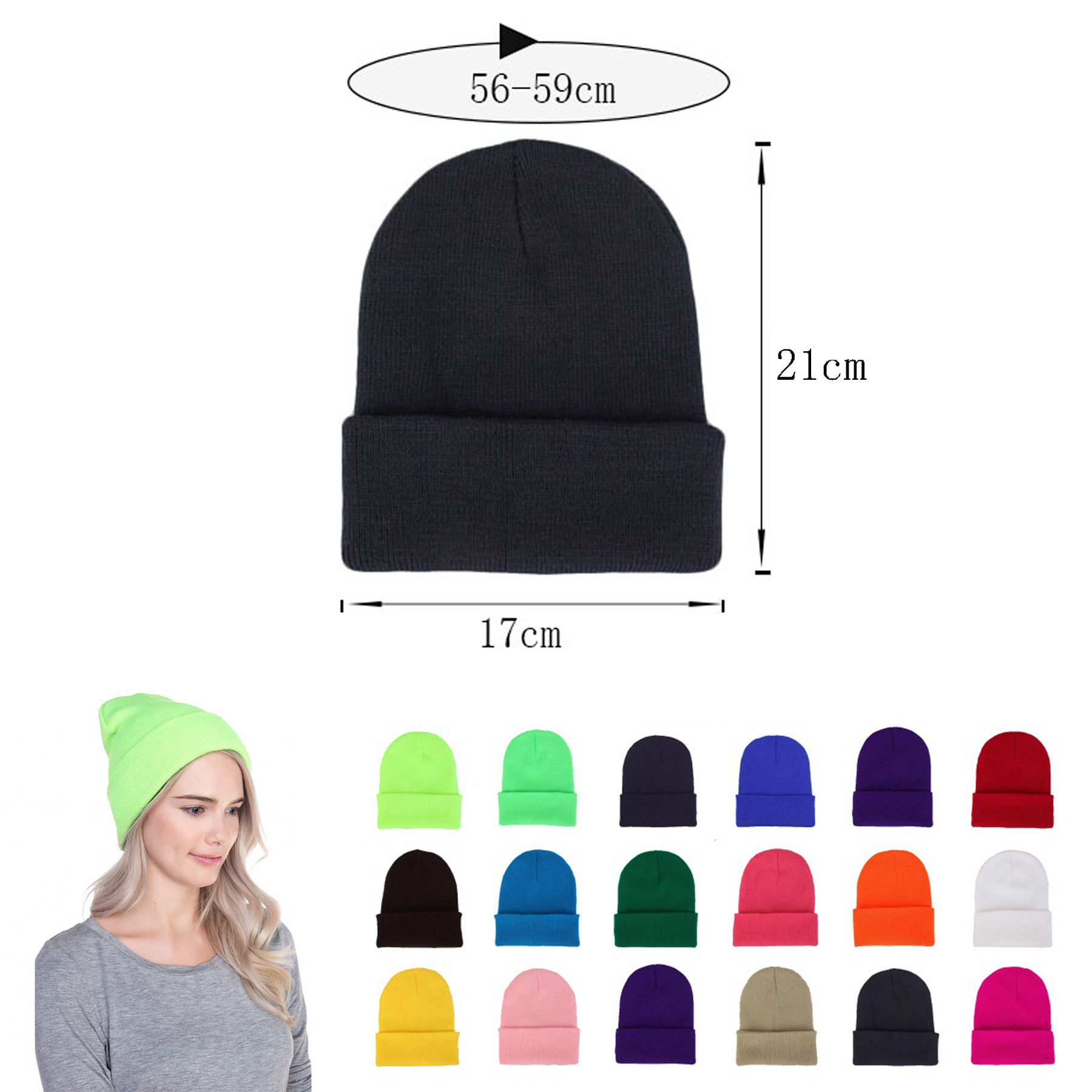 Cuffed Knit Cap 2