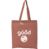 Recycled 5oz Cotton Twill Tote, custom tote bag with logo imprint 46