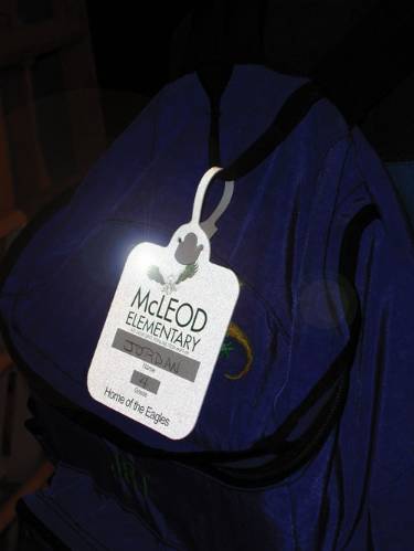 Square Easy-Lock Reflective Safety Tag 1