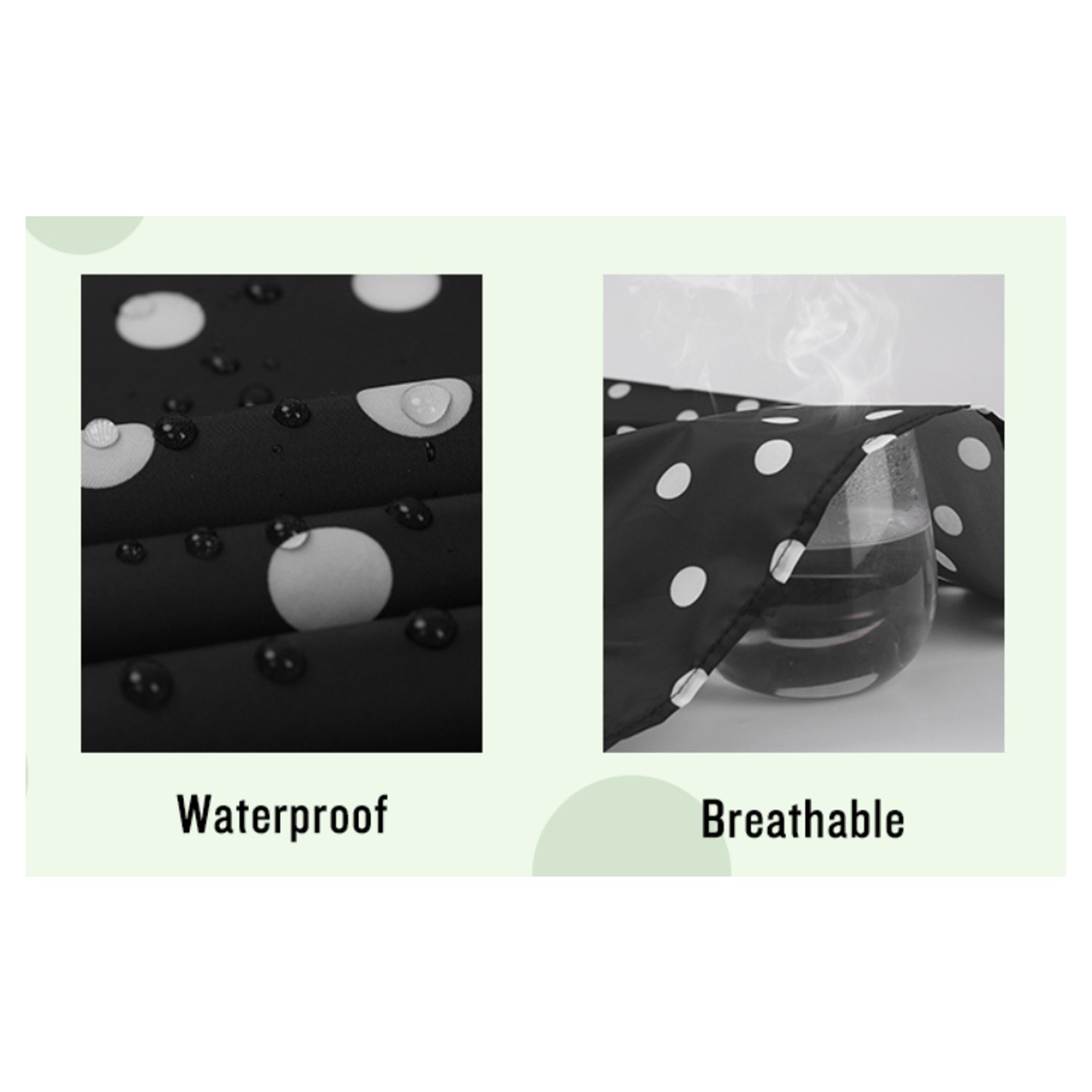 EVA Material And Portable High Quality Hood Rainwear 3