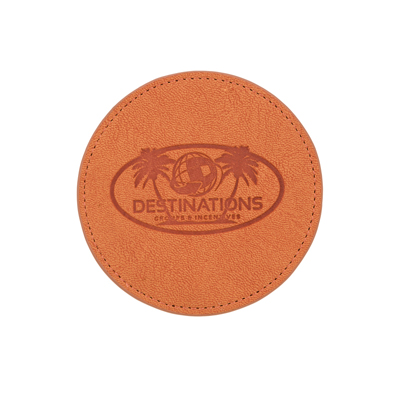 iPosh Round Coaster Set - Orange