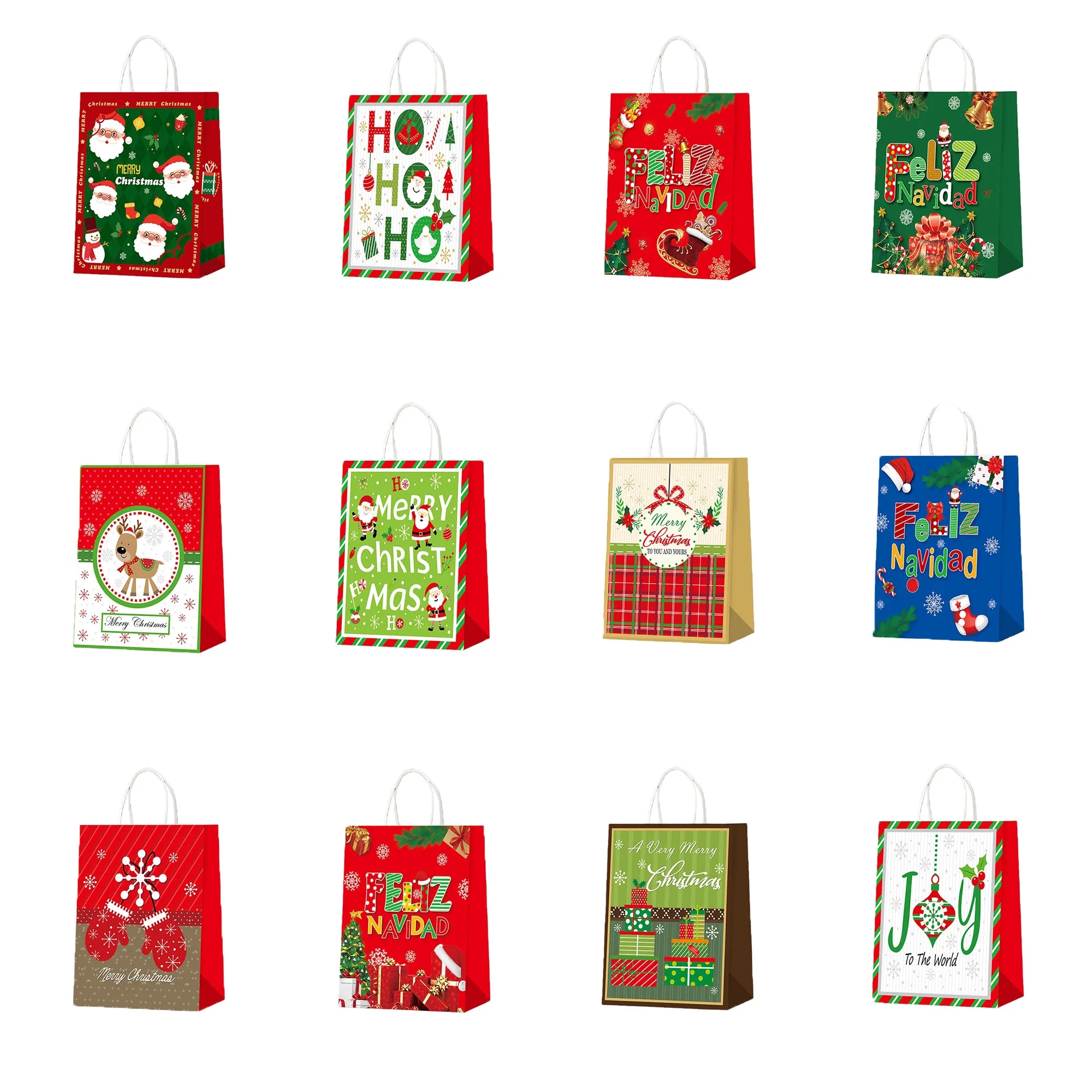 Kraft Paper Christmas Gift Bag 3
