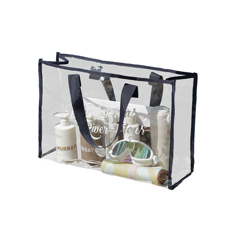Clear PVC Beach Tote Bag 6