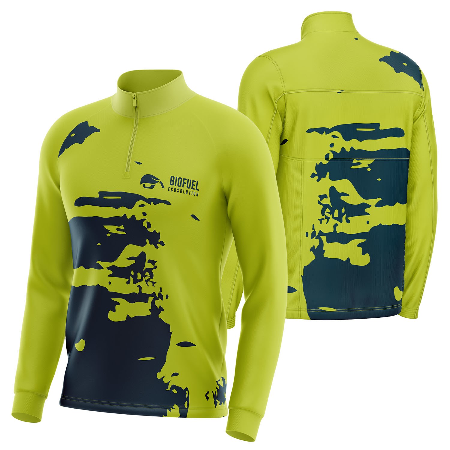 Unisex 160 GSM Brushed Milk Silk Sublimation Quarter Zipper Sweatshirt 3