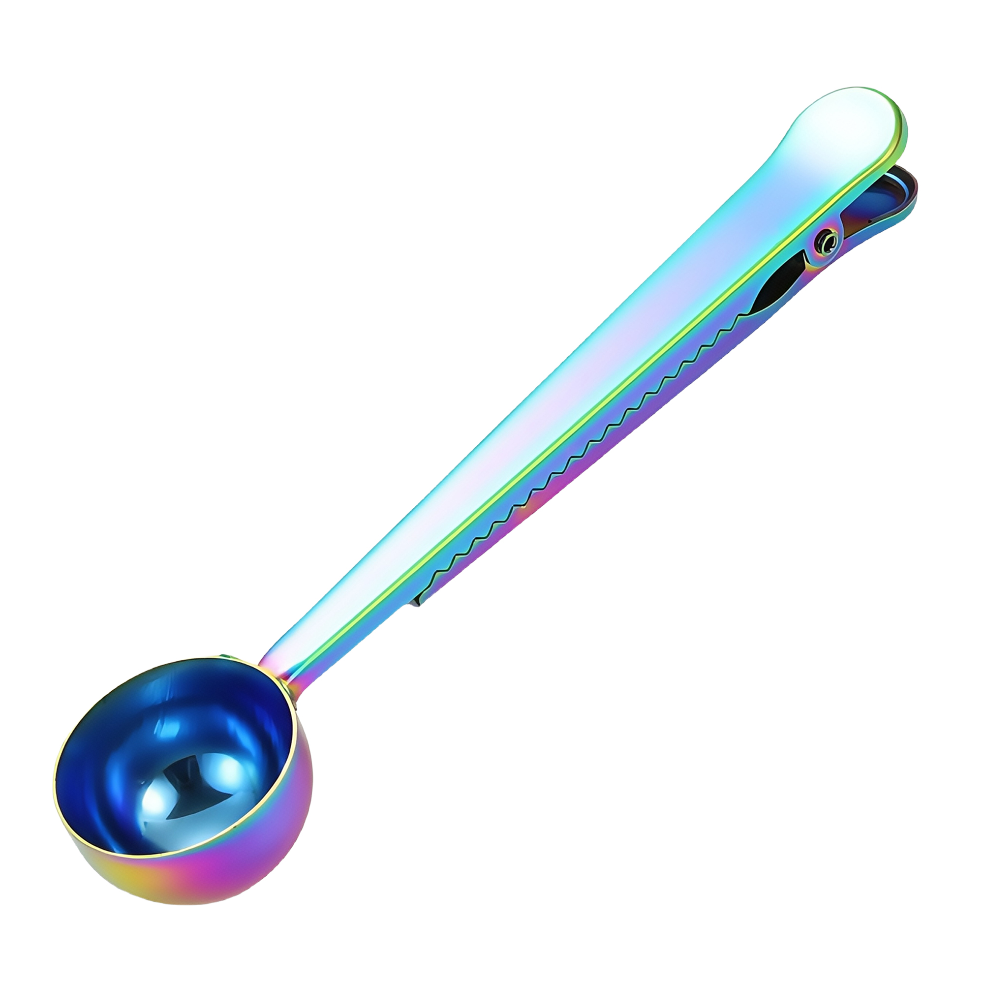 Stainless Steel Coffee Scoop Multi-Purpose Food Sealing Clip Measuring Spoon for Baking 3
