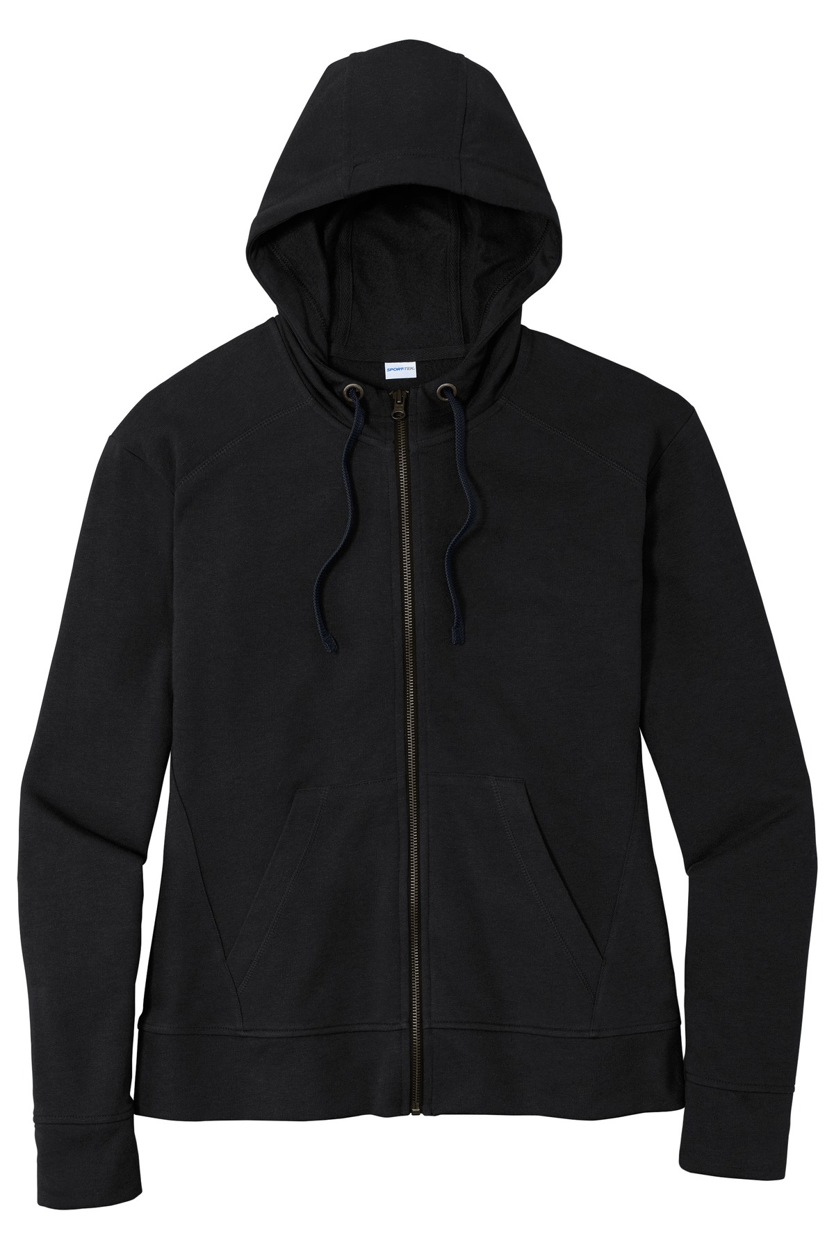 Women's PosiCharge Tri-Blend Wicking Fleece Full-Zip Hooded Jacket