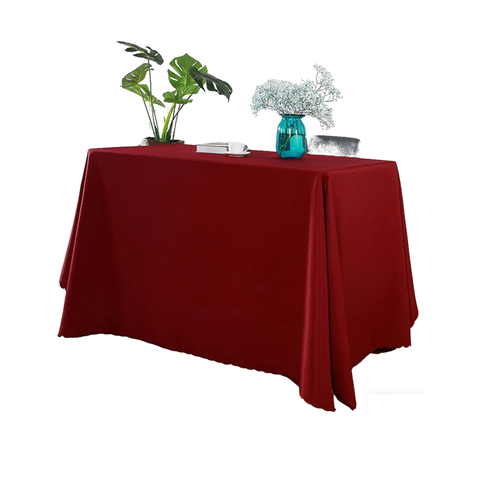 Polyester Tablecloth 102" x 71" With Custom Print 16