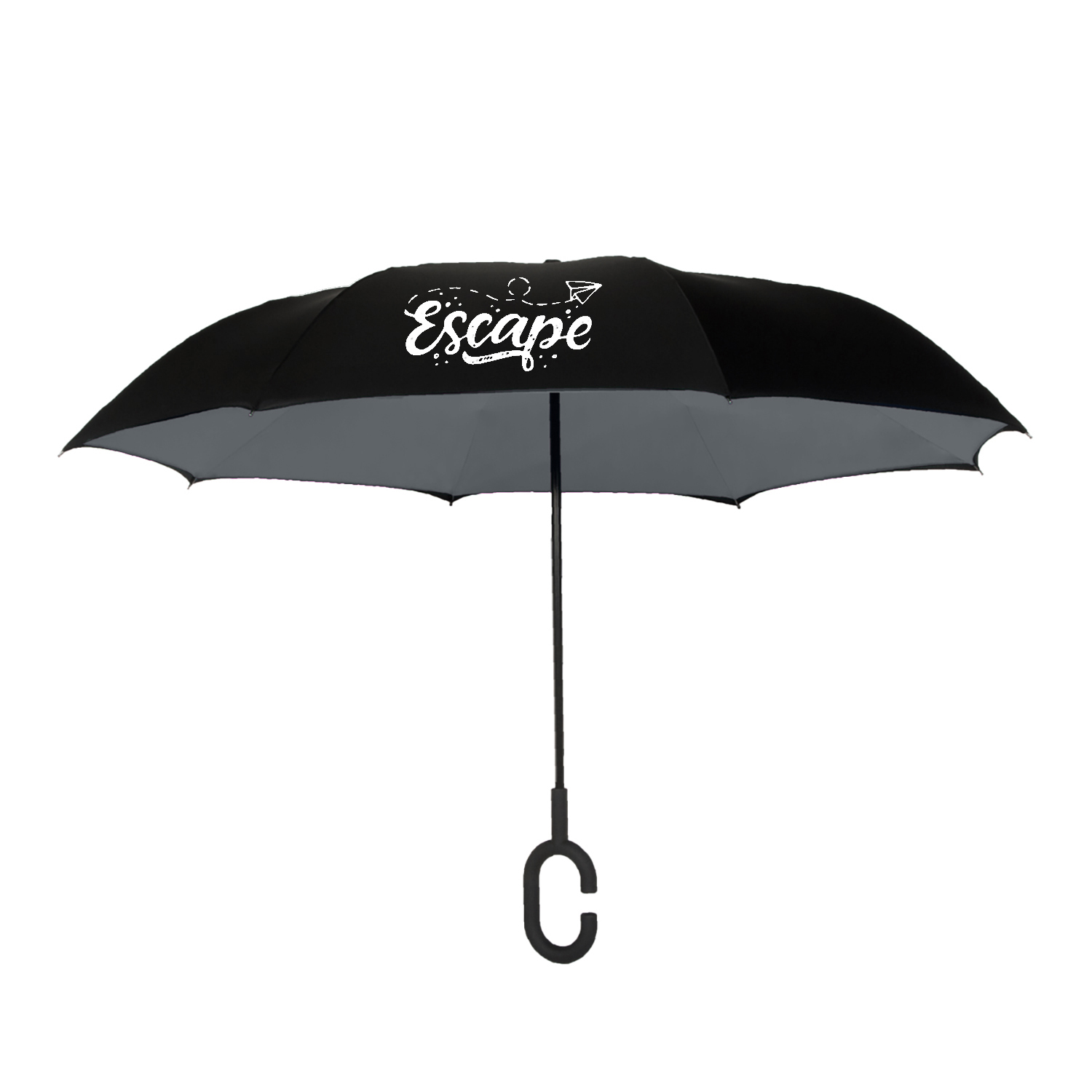 Shed Rain™ UnbelievaBrella® 48" Reverse-Close Manual Stick Umbrella (Solids) 75