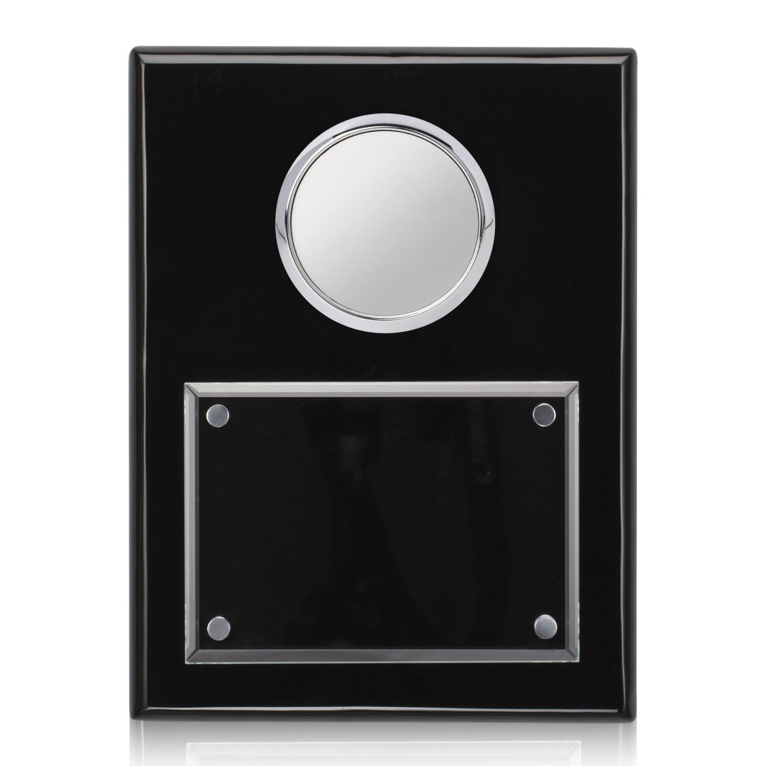 Jansenn Plaque - Black/Chrome 6