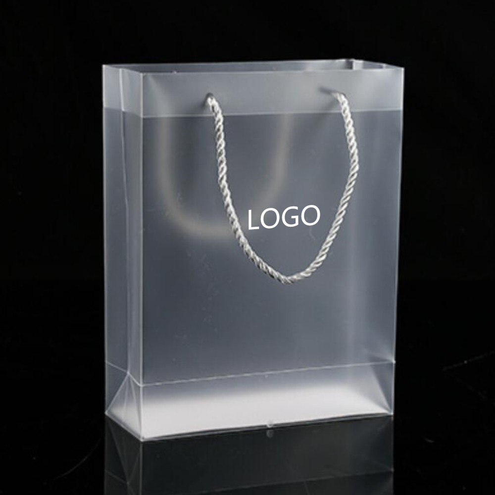 Frosted Plastic Tote Bag 4