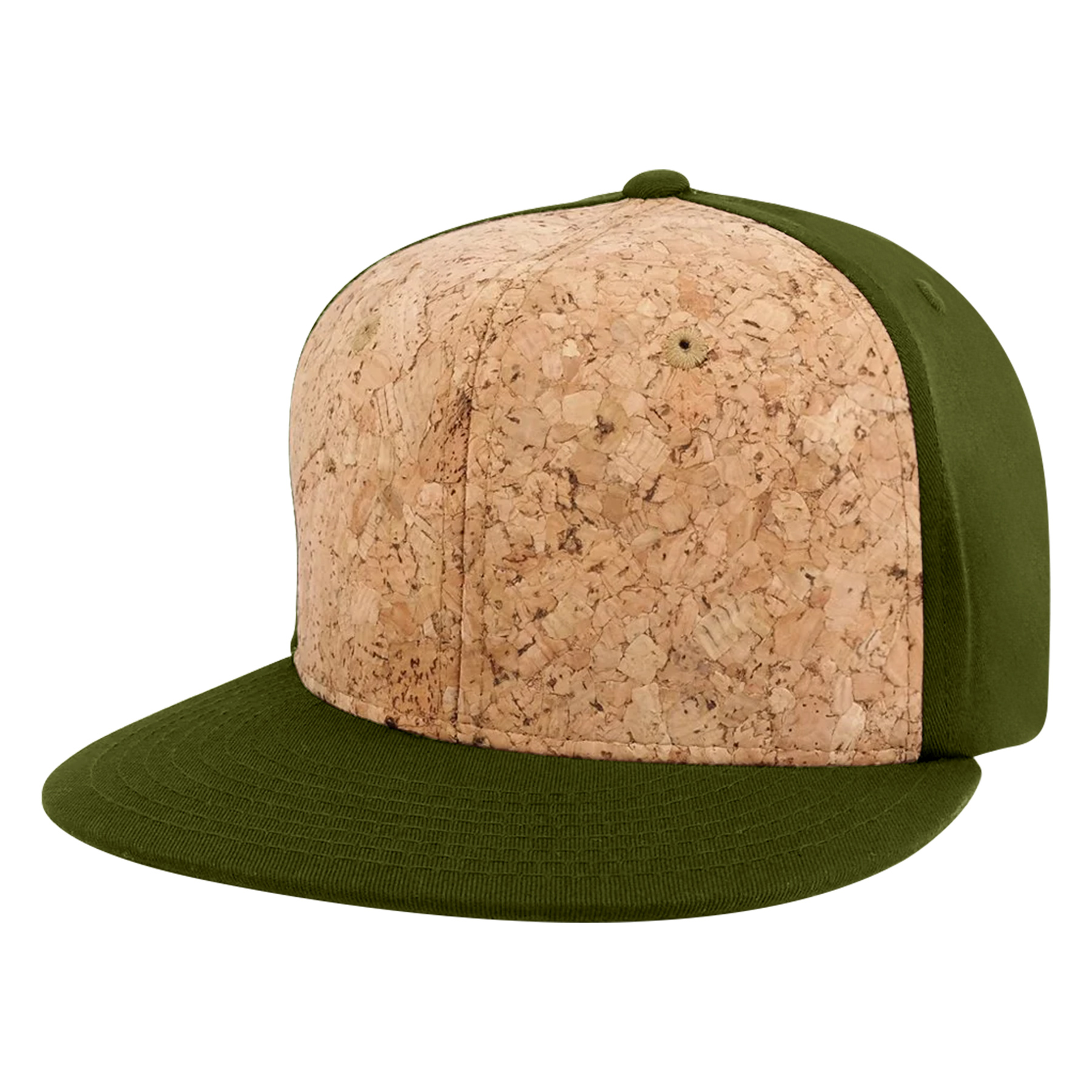 Cotton Flat Visor Cork Caps 4