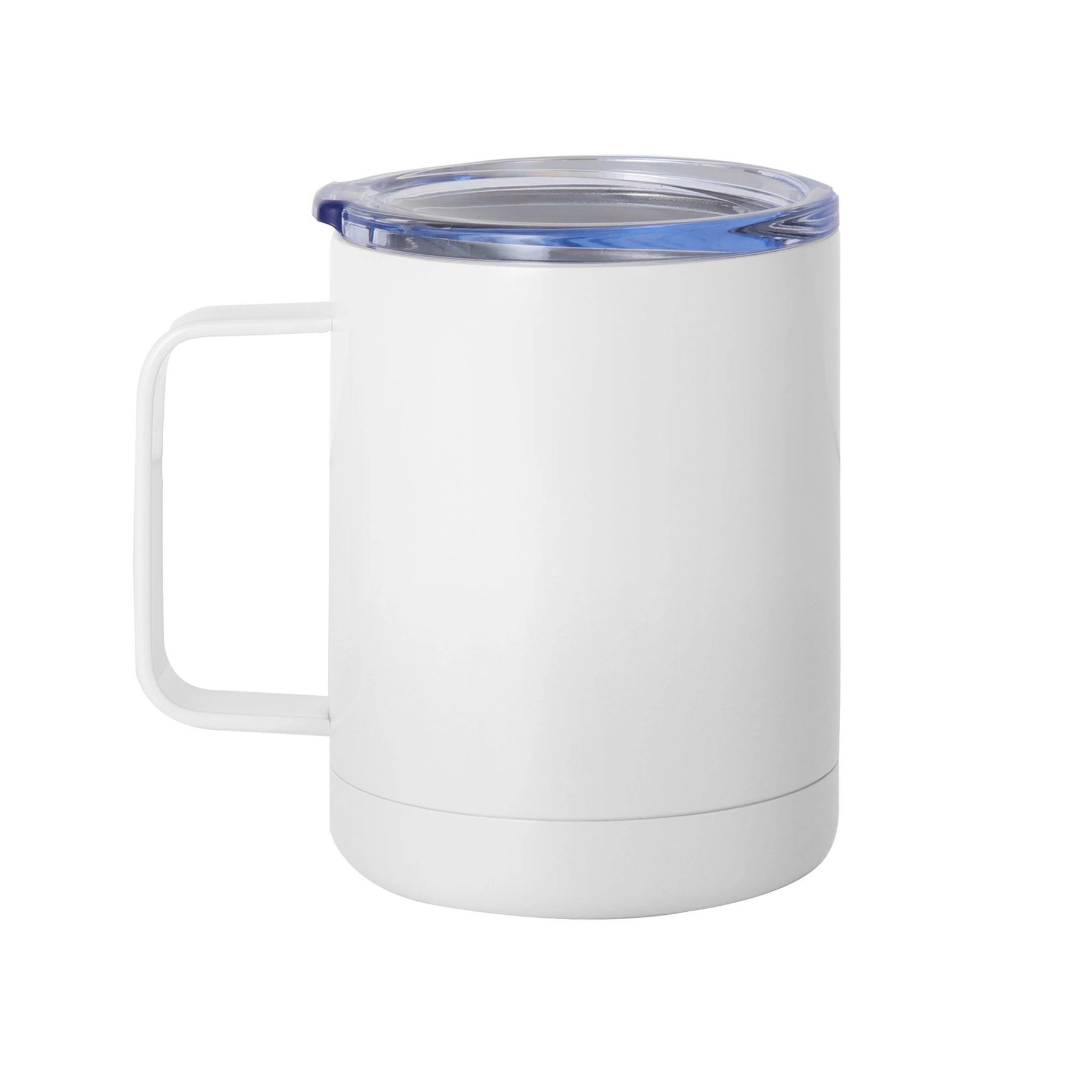 10 OZ. Double Wall Vacuum Coffee Mug with Handle & Lid 4