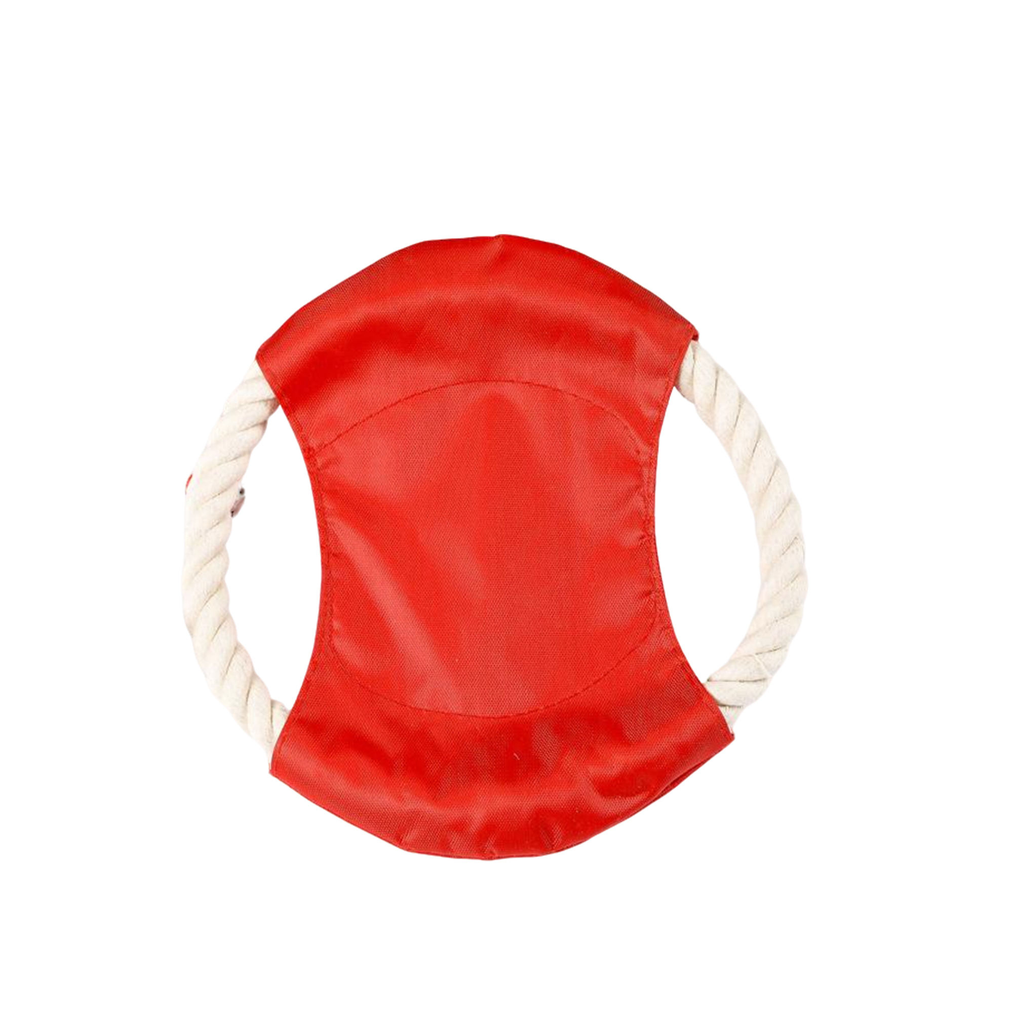 Rope Flying Disc Dog Toy Chew Resistant Design 3