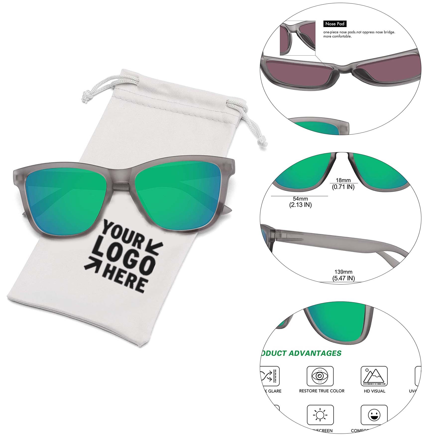 Polarized Sunglasses for Women Men 2