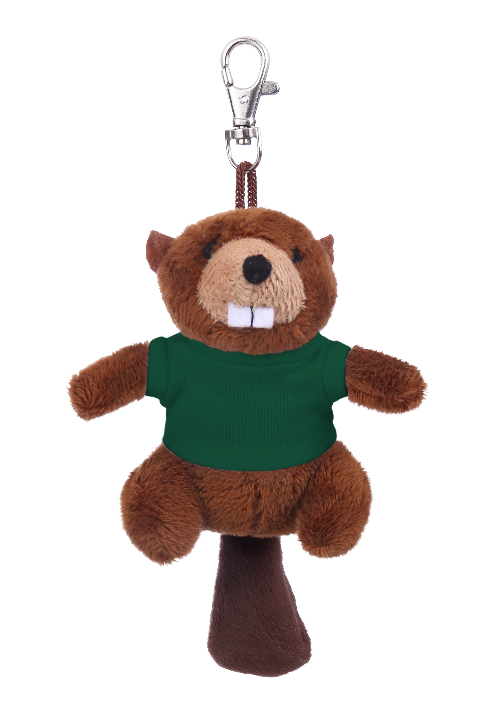 Soft Plush Beaver Keychain with Tee 20