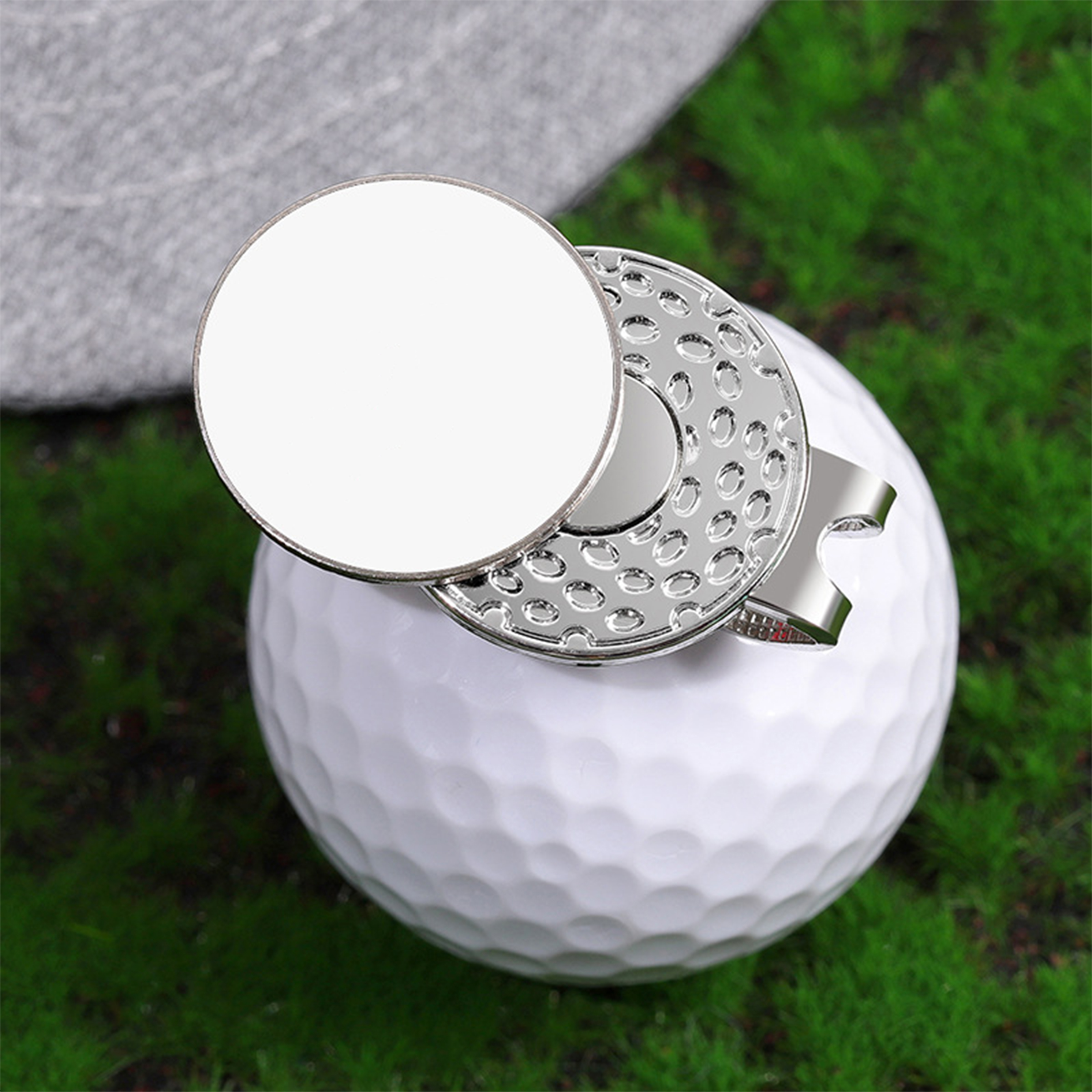 Magnetic Golf Ball Marker with Hat Clip ?C Steel 1