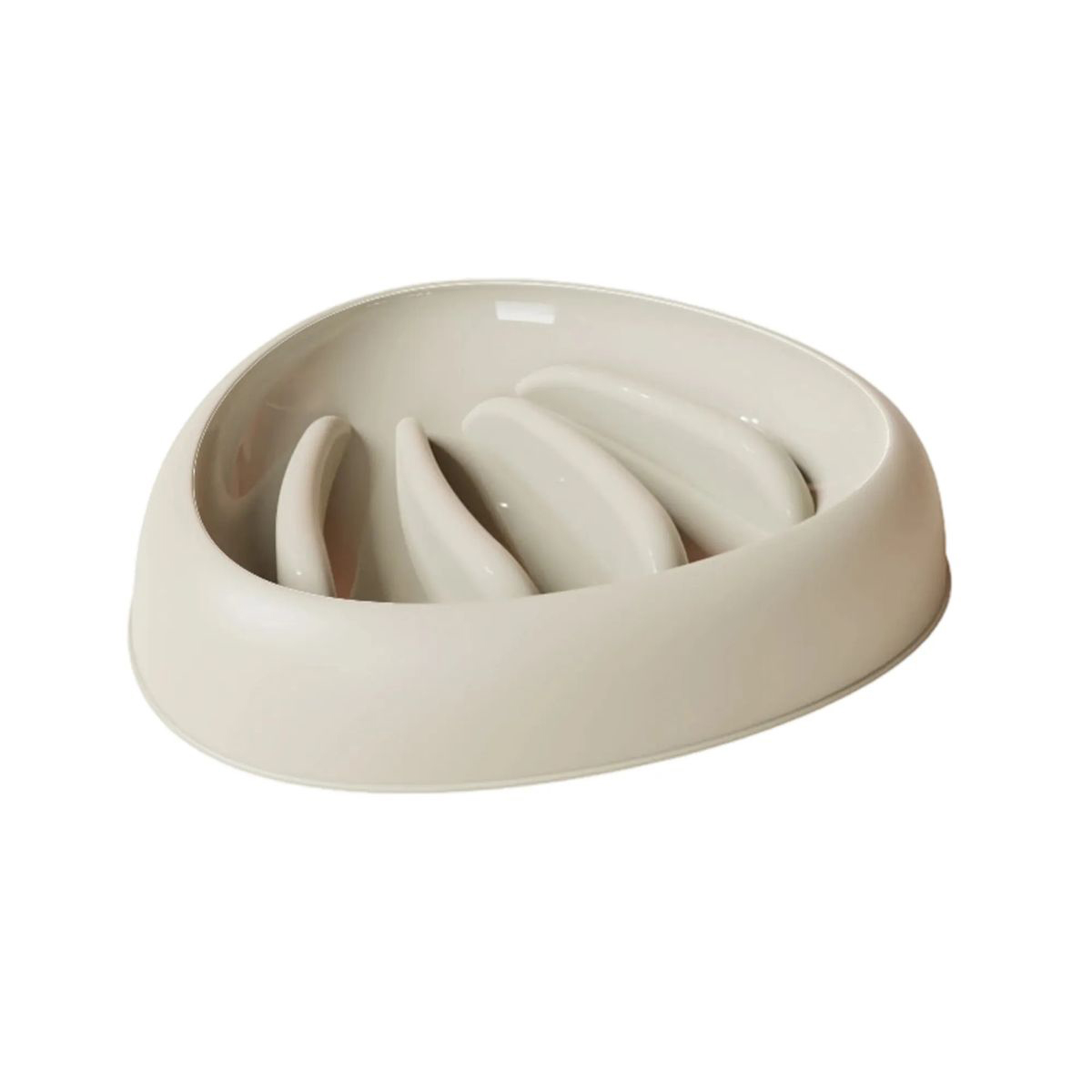 Plastic Pet Bowl with Slow Feed Structure for Safety 5