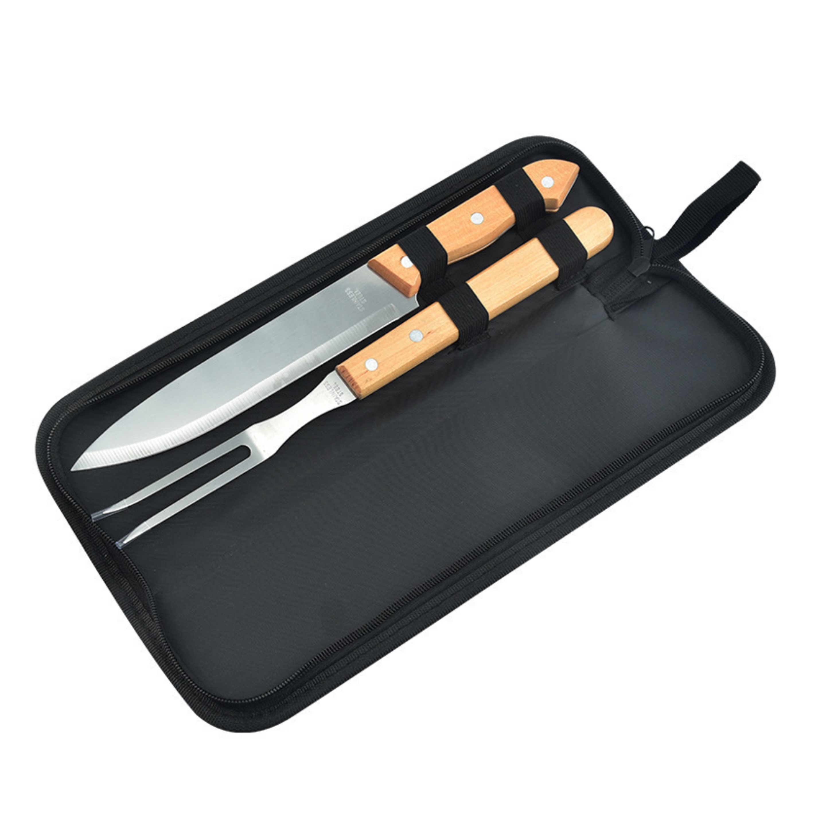 2-Piece BBQ Grill Tool Set with Wood Handle - OCEAN 4