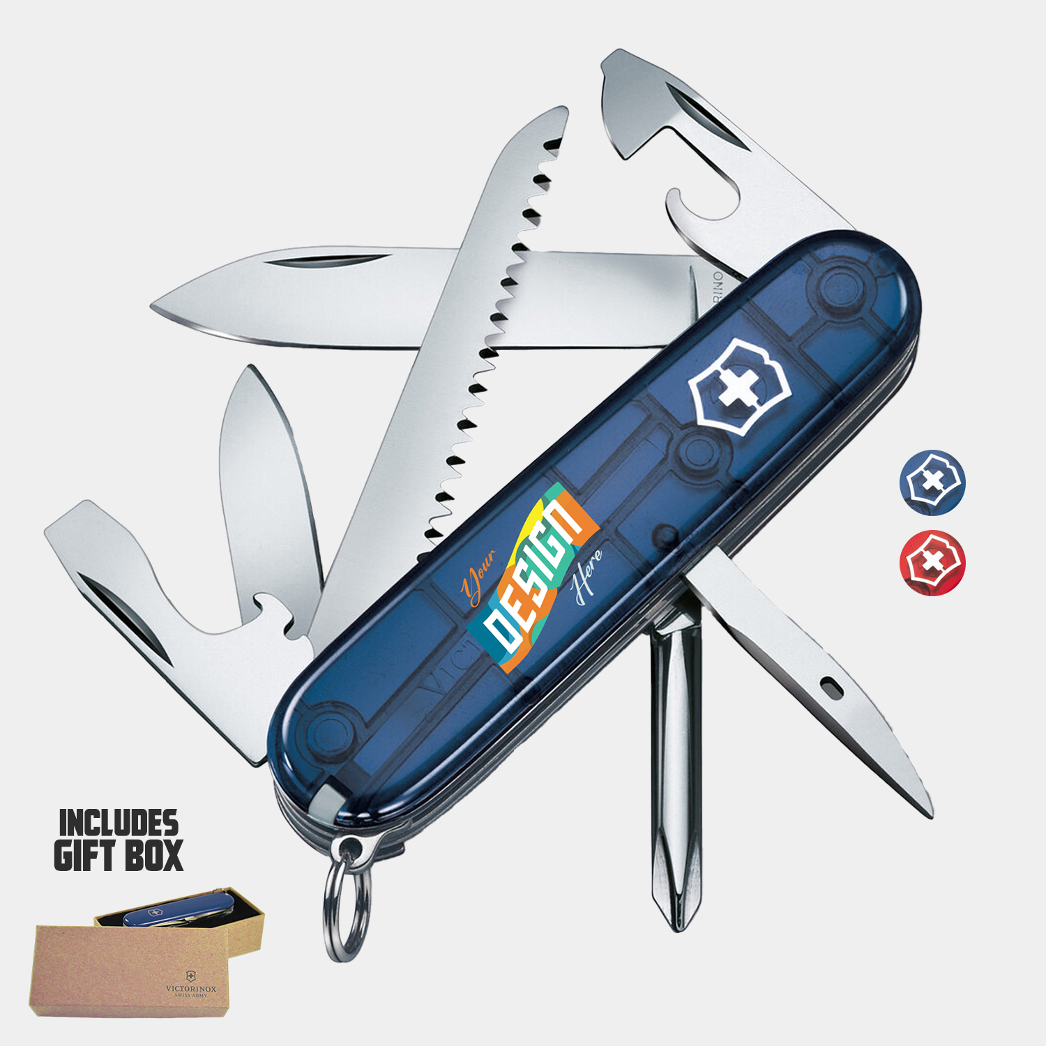 Victorinox® - Swiss Army Hiker Translucent Swiss Made Knife 1