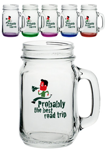 16 oz. Libbey Mason Jars with Handles