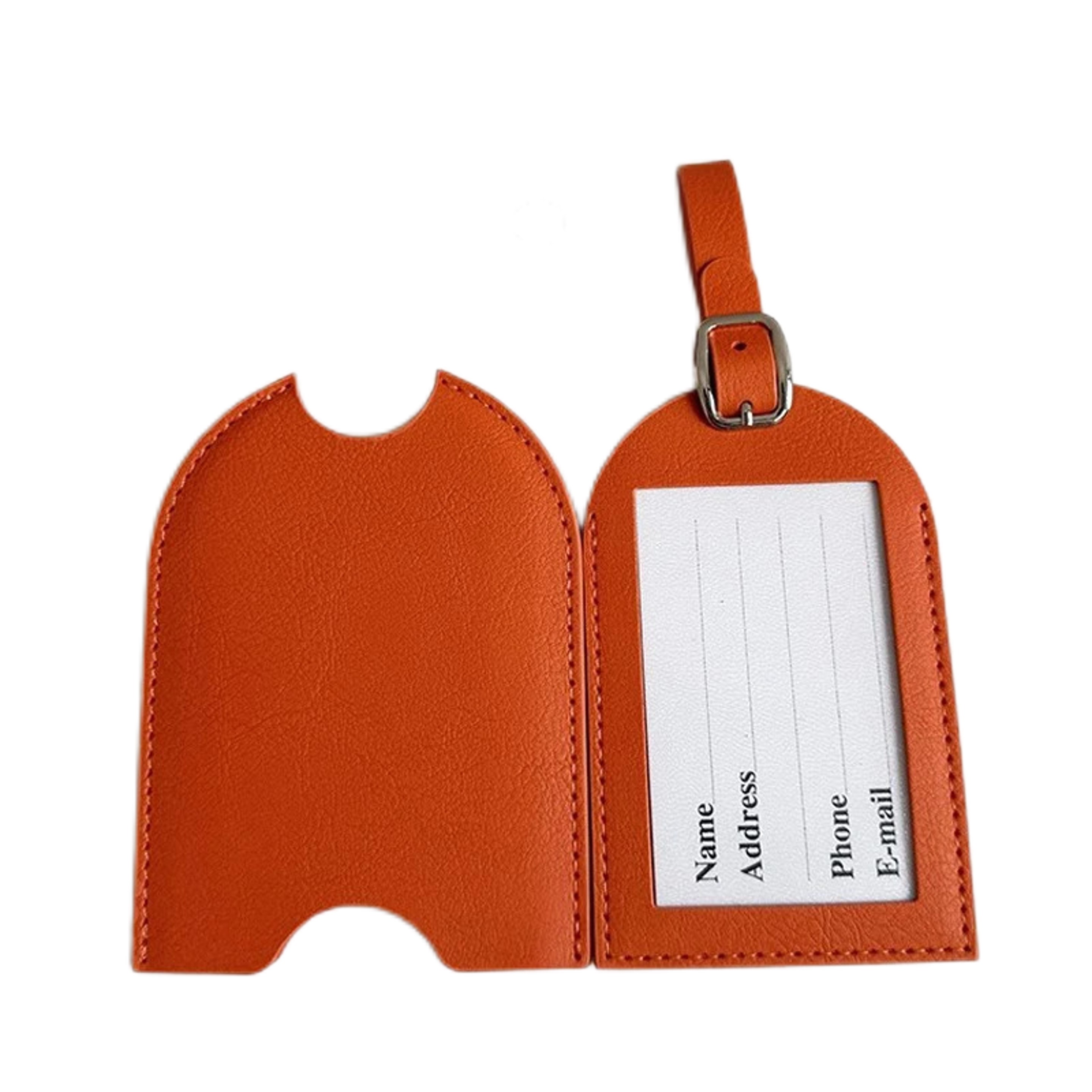 Premium Letherette Luggage Tags with Privacy Cover 8