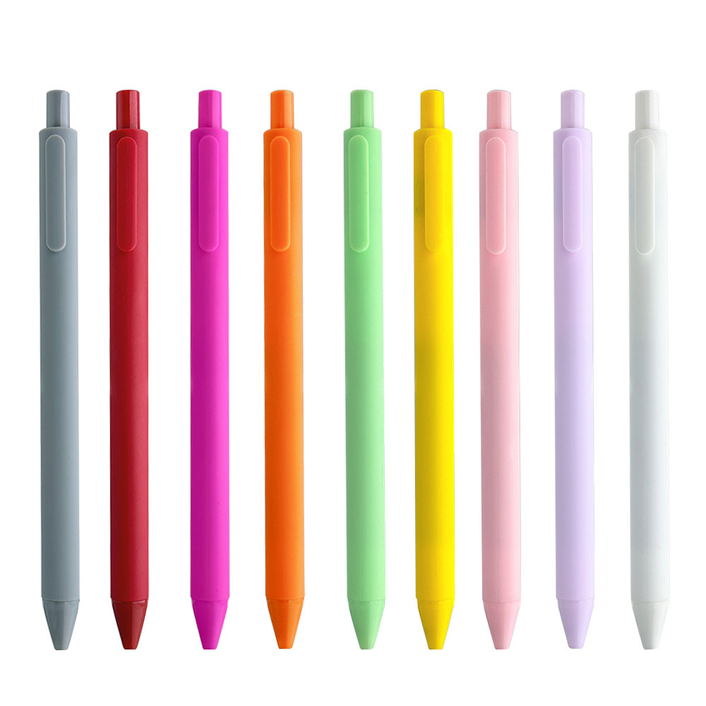 Colored Soft Touch Retractable Ballpoint Pens 5