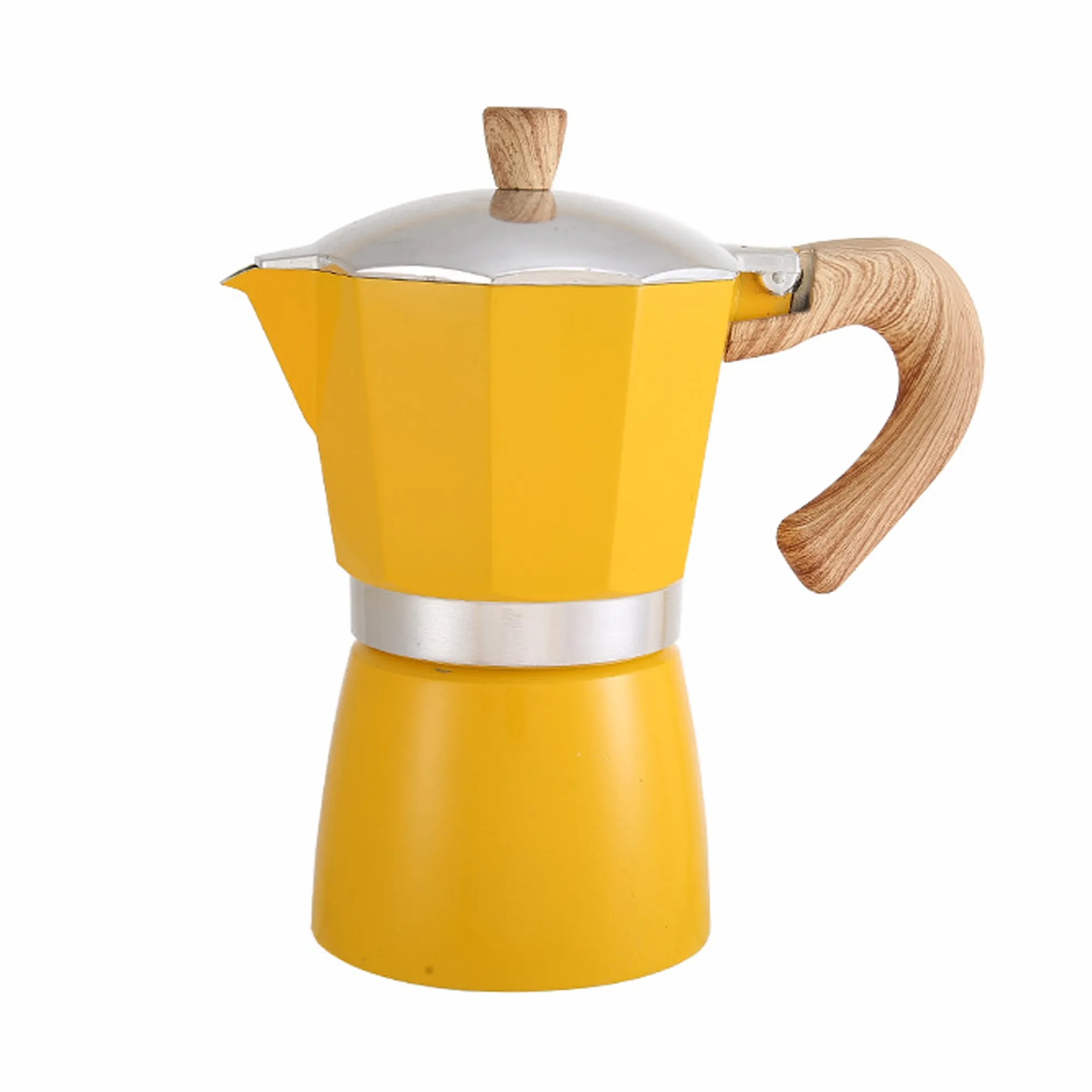 Wood Handle Coffee Pot 6