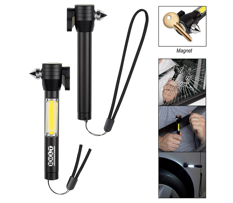 4-in-1 Emergency Tool with COB LED Flashlight 3