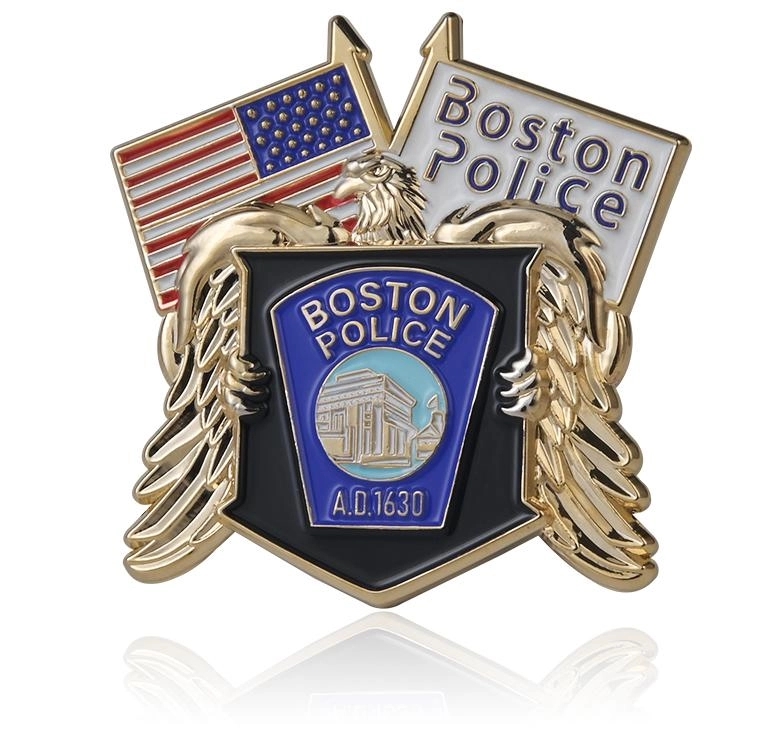 1 1/2" Brass Soft Enamel Pin 15